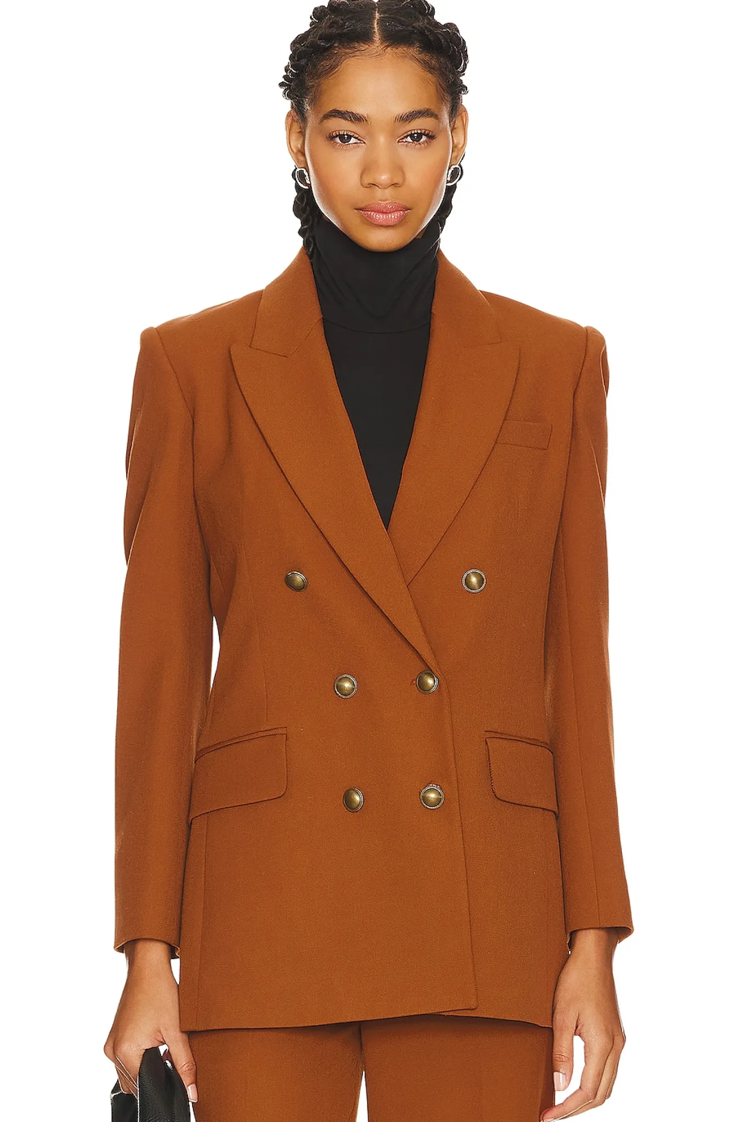Women FRAME Jackets & Coats>Double Breasted Slim Blazer