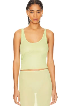 Women GRLFRND Matching Sets>Double Mesh Tank