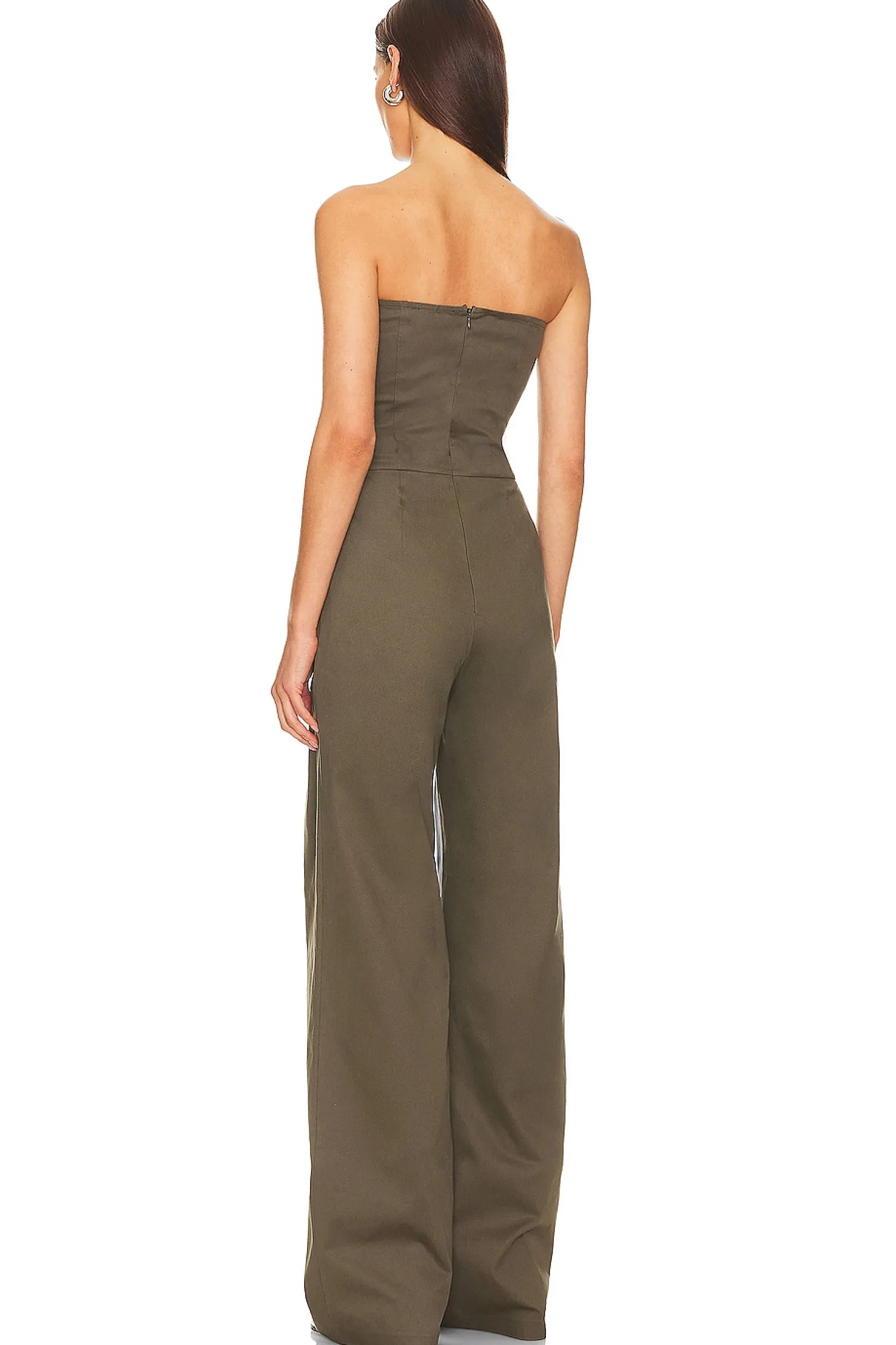 Women SELMACILEK Jumpsuits>Double Pleated Wide Leg Jumpsuit