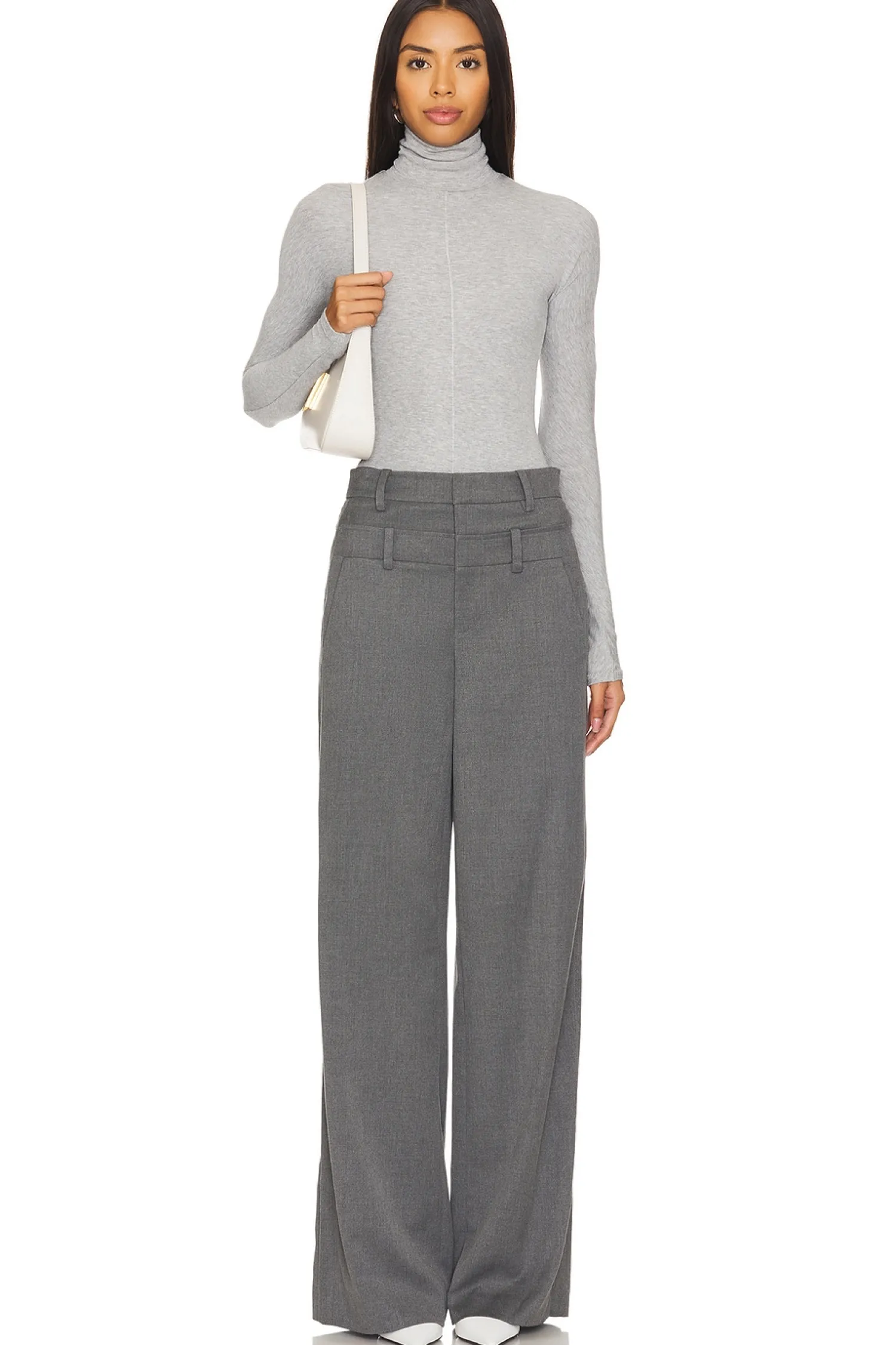 Women Alice + Olivia Pants>Double Waist Trouser