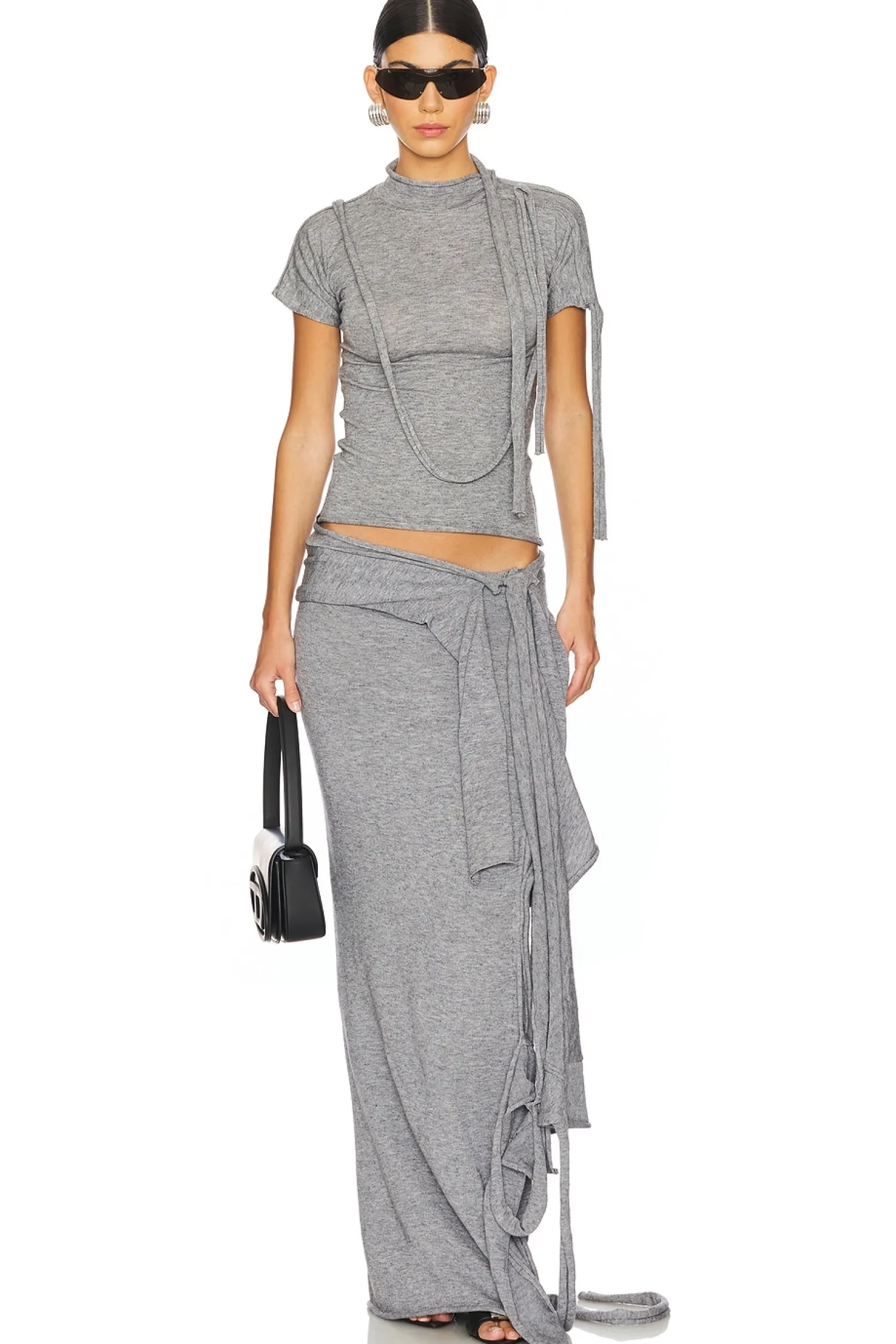 Women Ottolinger Matching Sets>Drape Strap Skirt