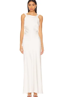 Women RTA Dresses>Draped Back Maxi Dress