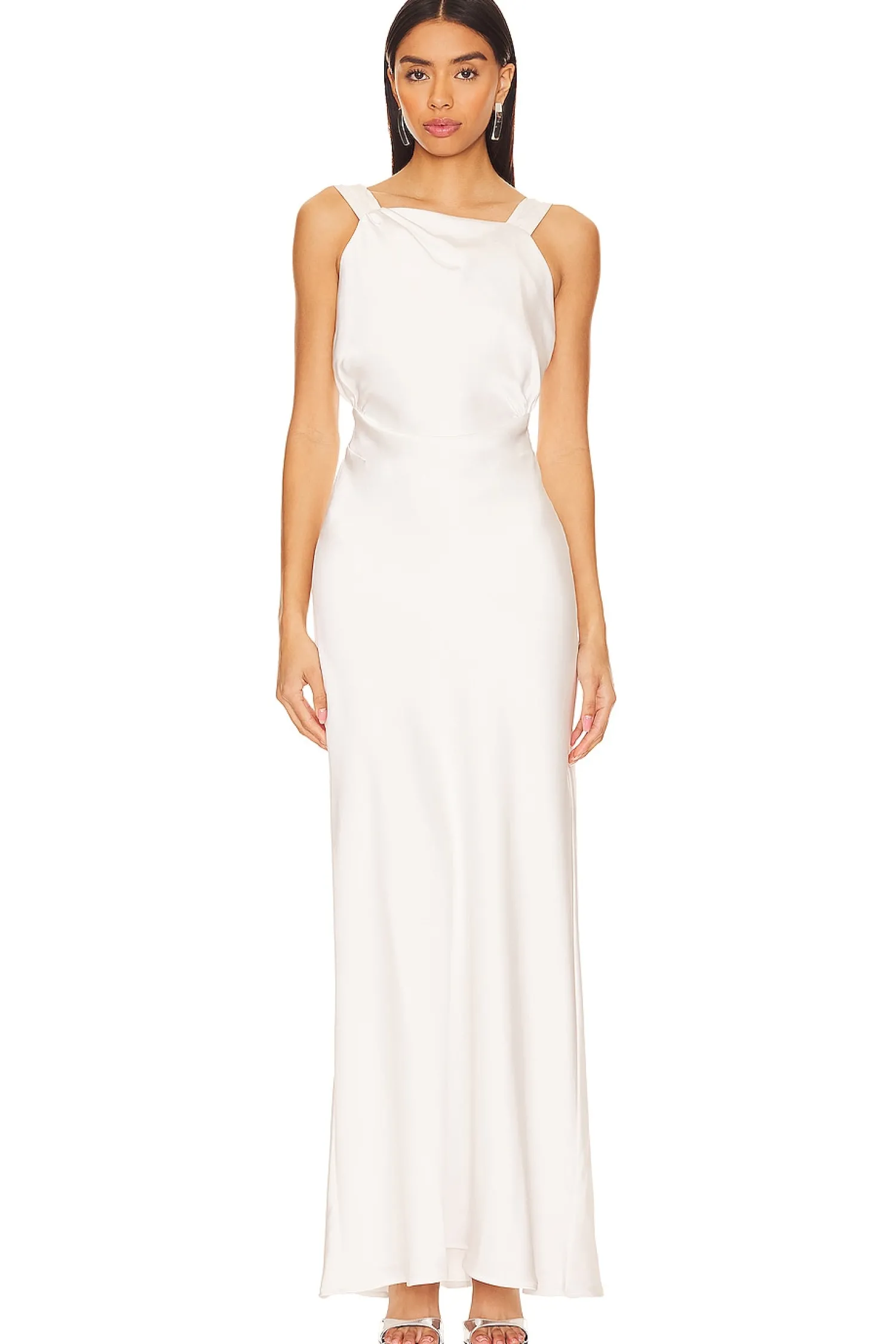 Women RTA Dresses>Draped Back Maxi Dress