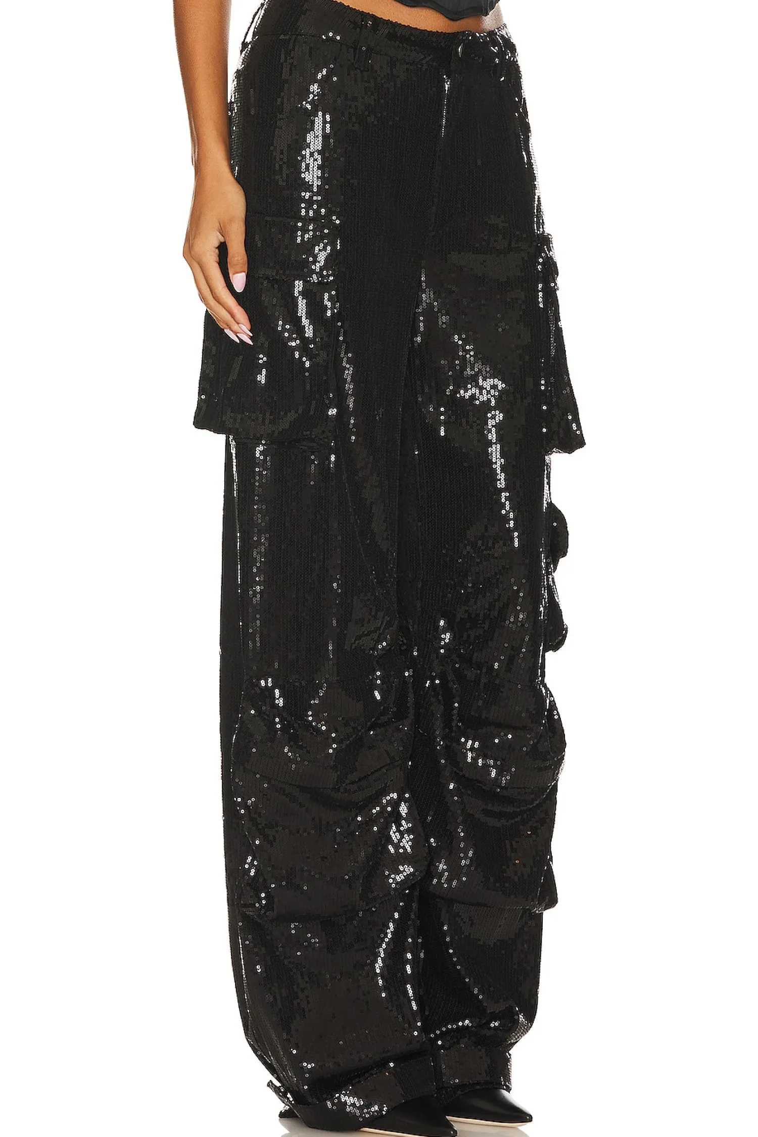 Women Steve Madden Pants>Duo Sequin Pant