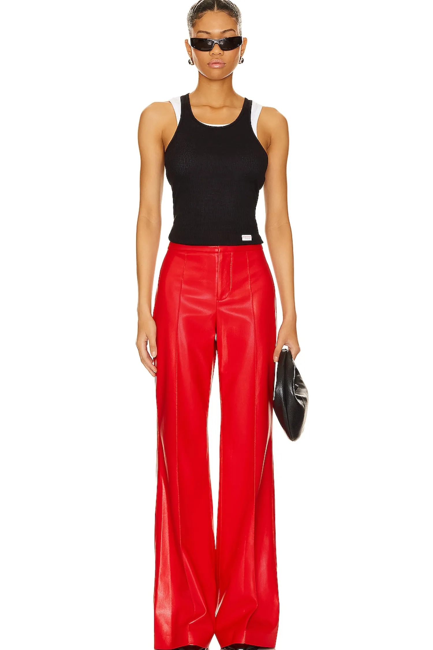 Women Alice + Olivia Pants>Dylan Faux Leather Pant