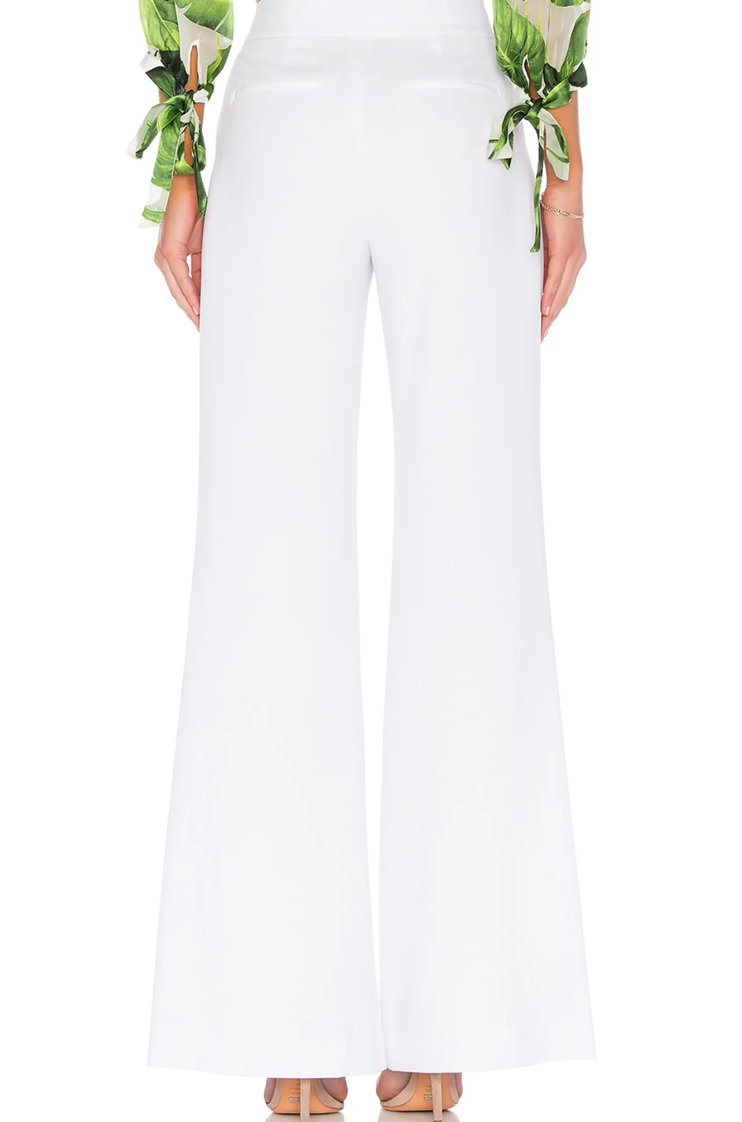 Women Alice + Olivia Pants>Dylan High Waisted Fitted Pant