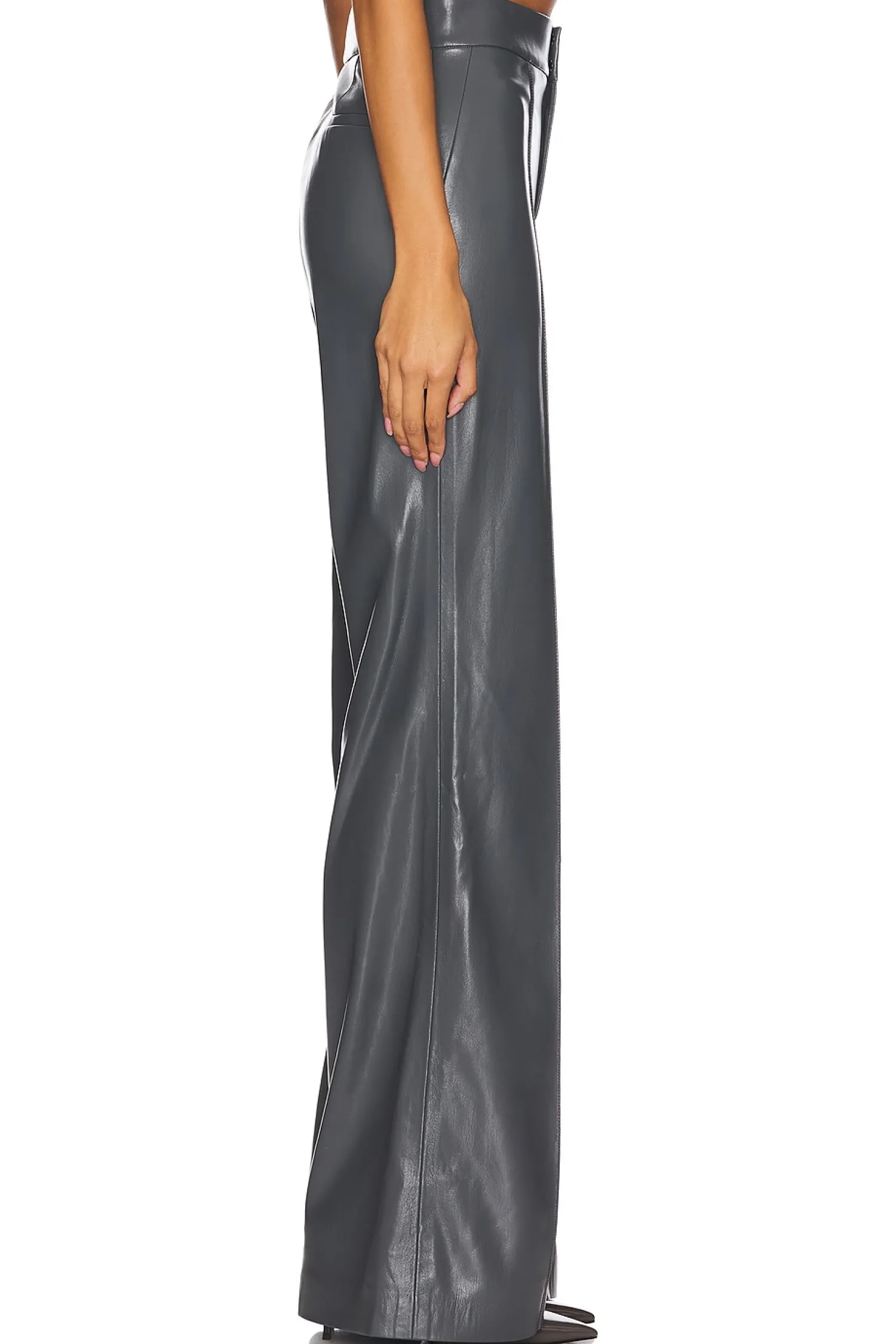 Women Alice + Olivia Pants>Dylan Leather Pant
