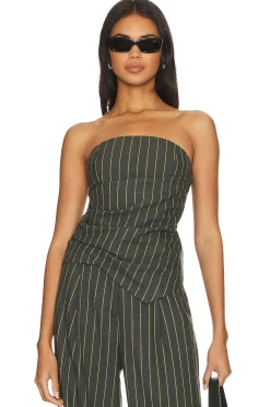 Women Line & Dot Matching Sets>Dylan Top