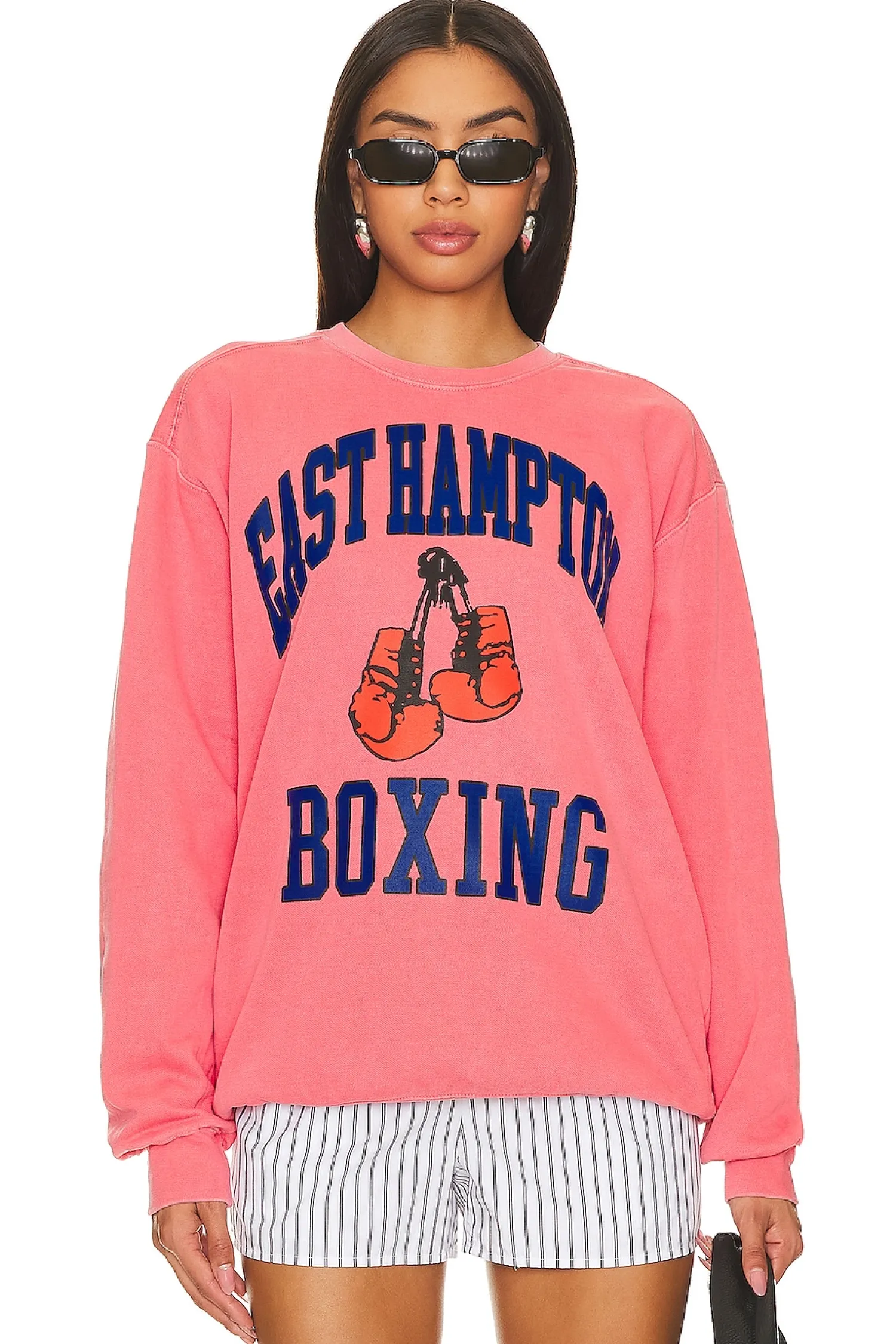 Women firstport Loungewear>East Hampton NY Boxing Crewneck Sweatshirt