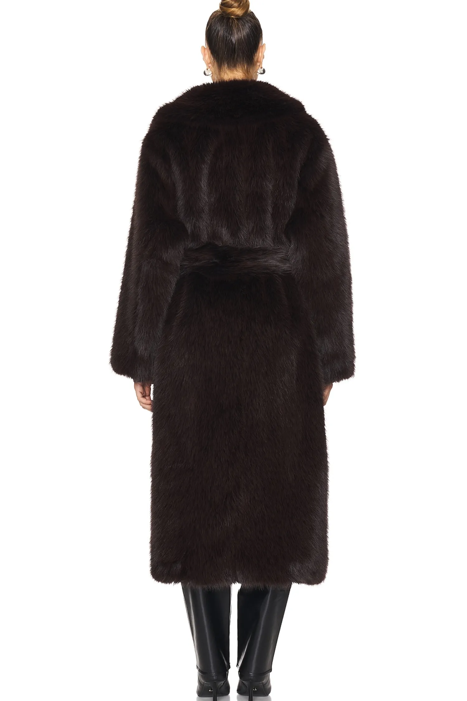 Women AGOLDE Jackets & Coats>Ebony Shearling Coat