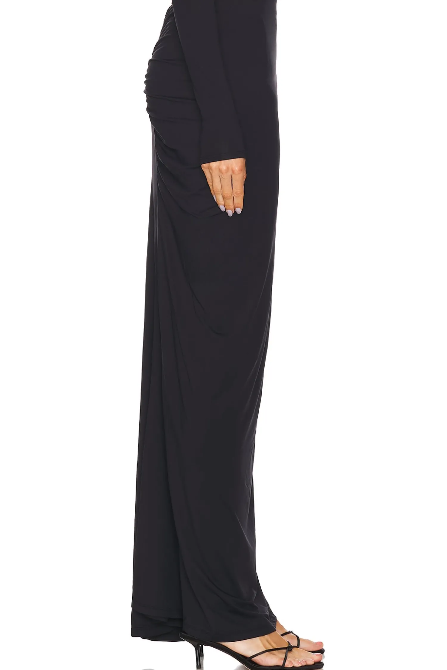 Women Kiki de Montparnasse Matching Sets>Echauffe Ruched Jersey Skirt