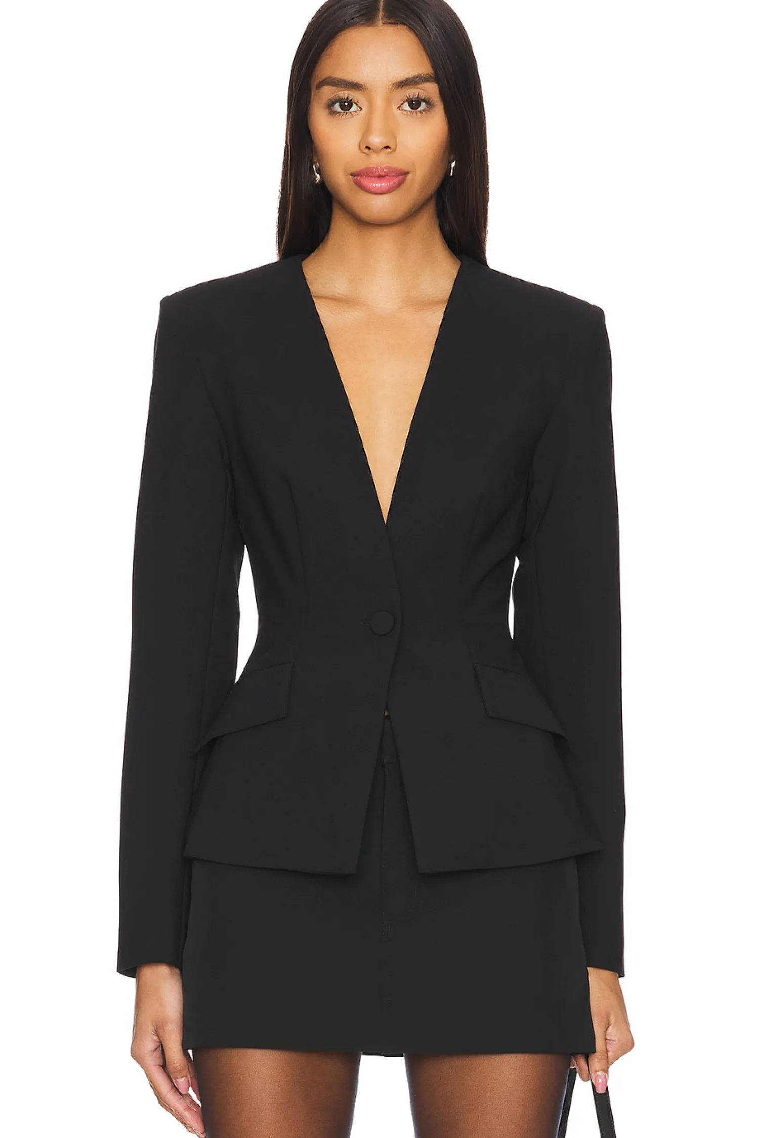 Women ALL THE WAYS Jackets & Coats>Elizabeth Deep V Blazer
