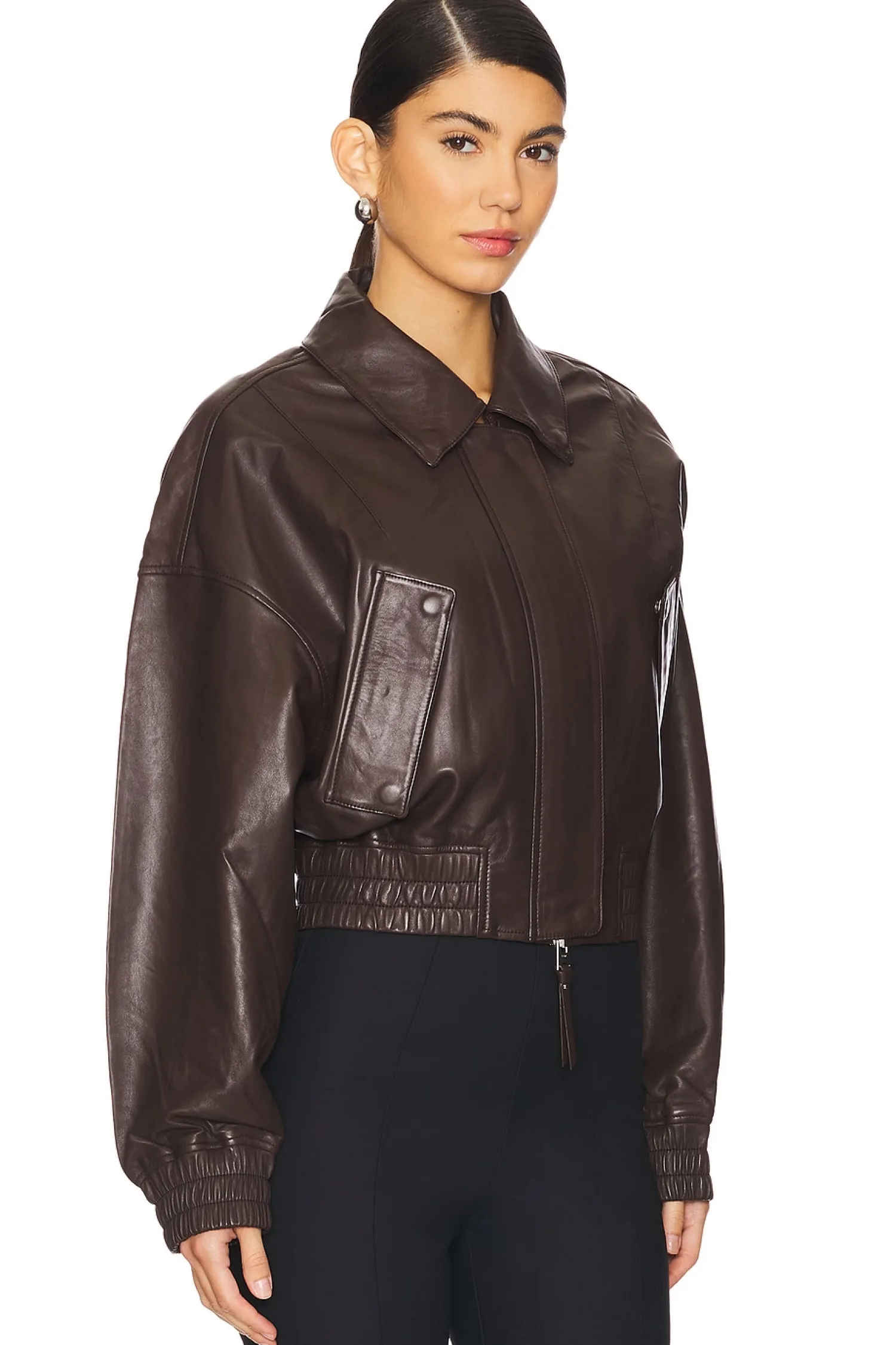 Women Shoreditch Ski Club Jackets & Coats>Ella Leather Bomber
