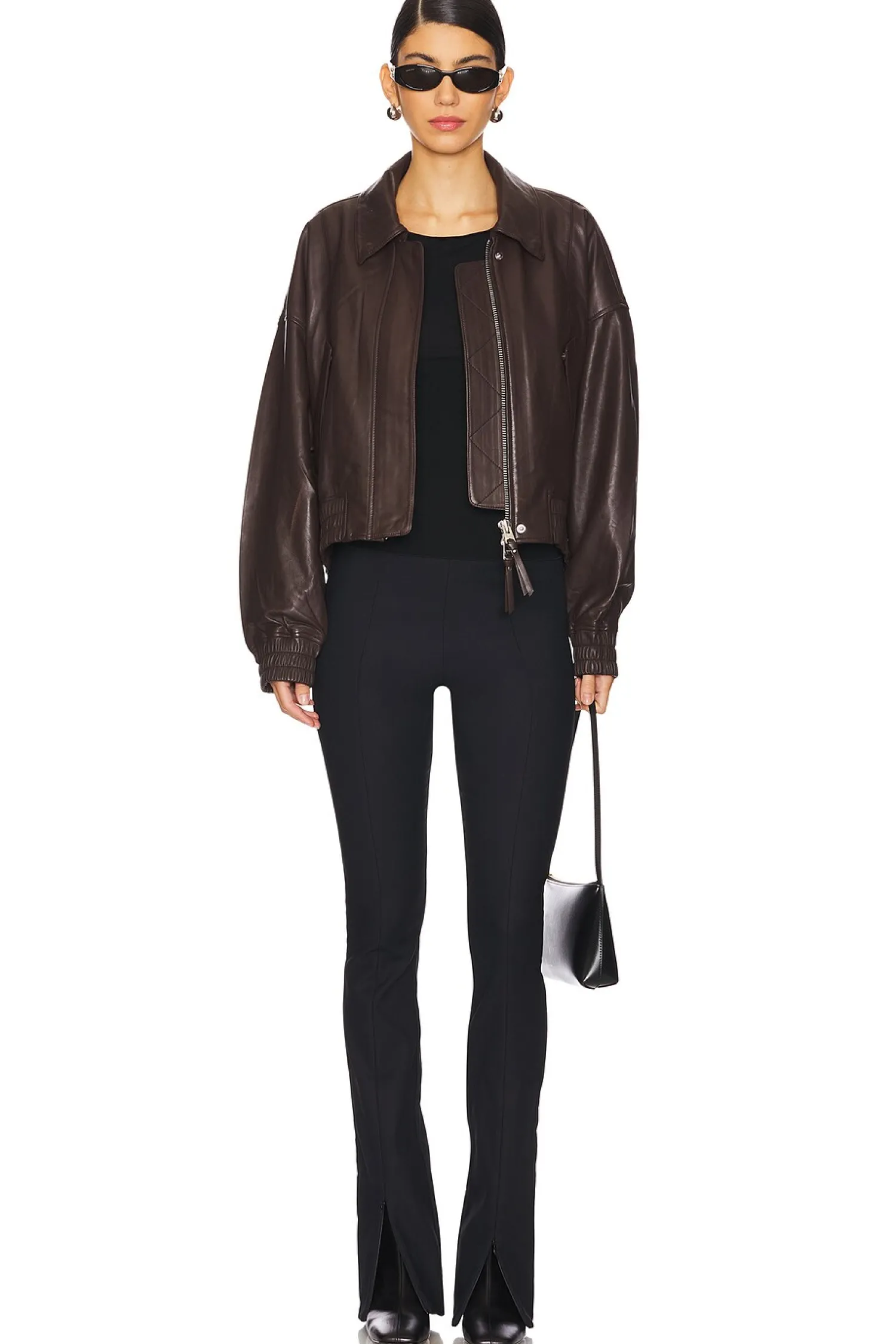 Women Shoreditch Ski Club Jackets & Coats>Ella Leather Bomber