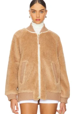 Women Varley Jackets & Coats>Ella Longline Sherpa Bomber