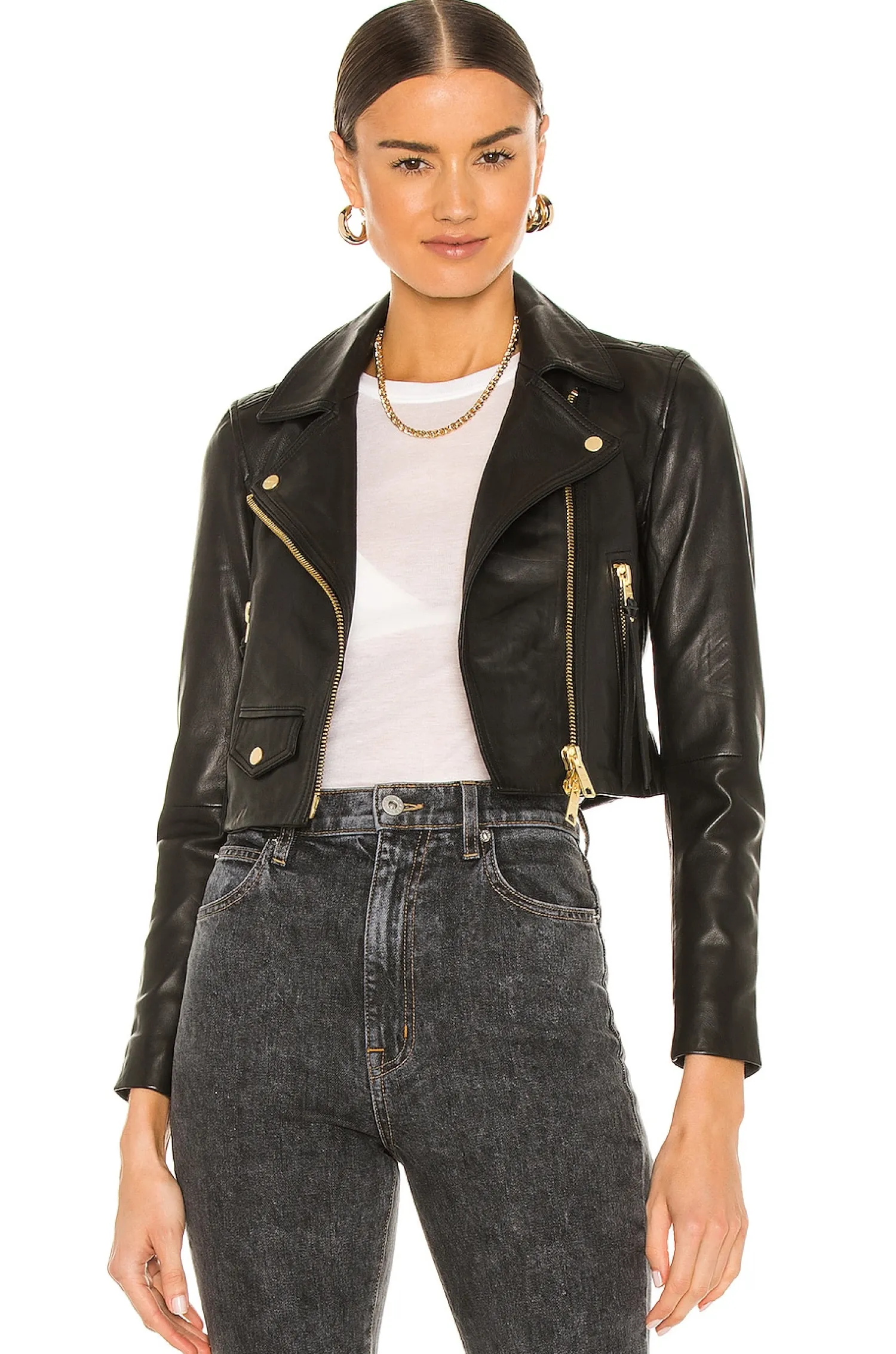 Women ALLSAINTS Jackets & Coats>Elora Biker Jacket