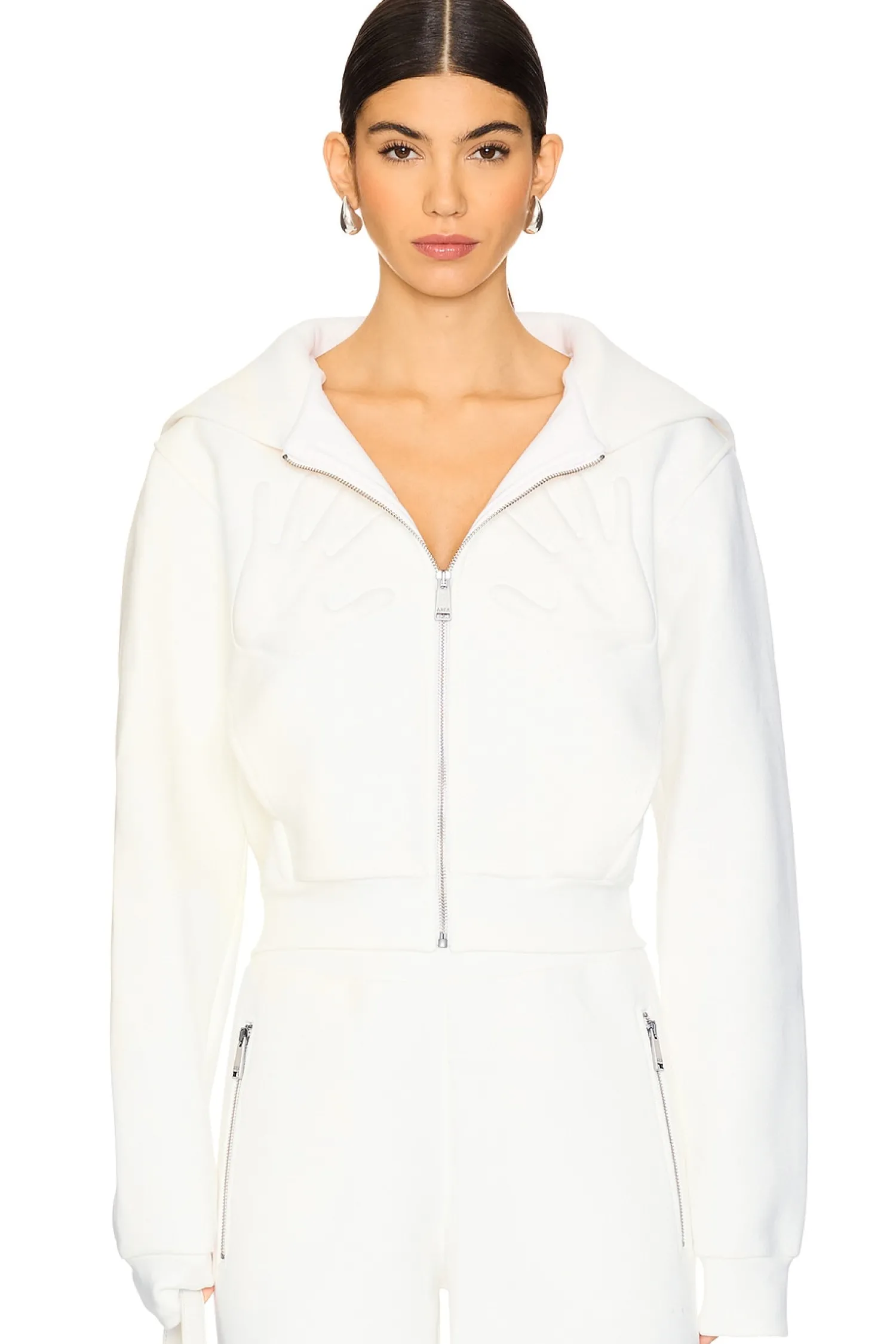 Women AREA Loungewear>Embossed Handprint Jacket