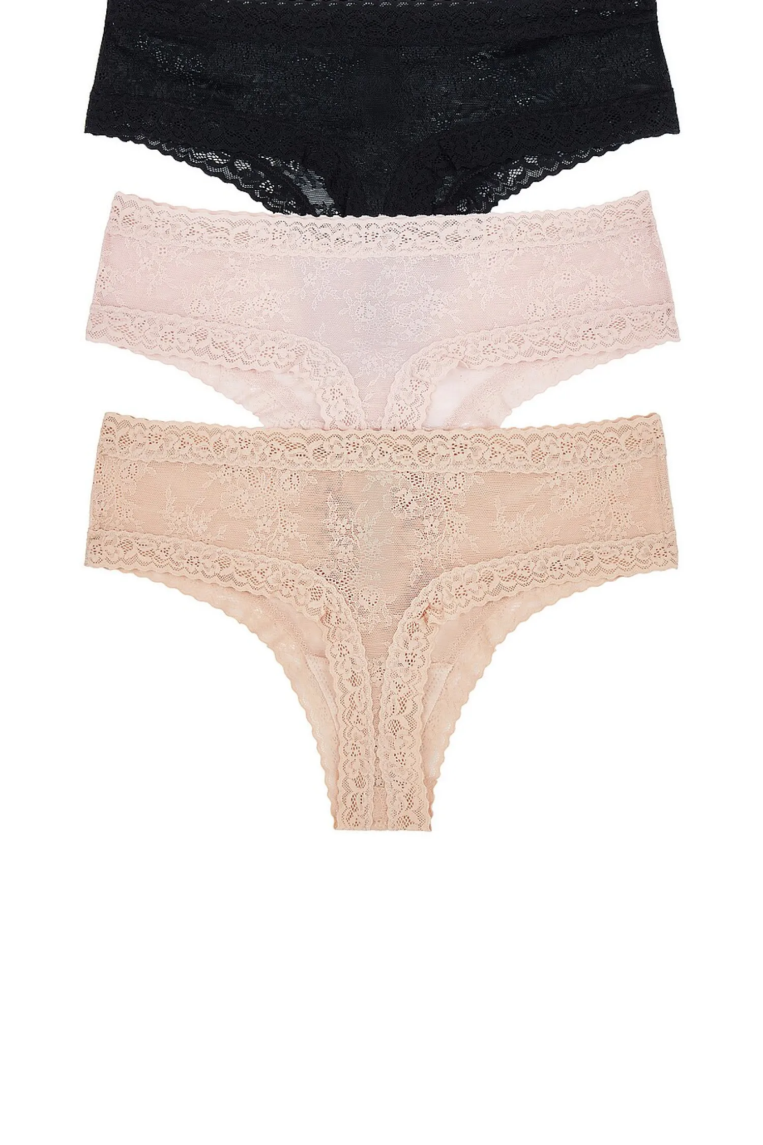Women Natori Lingerie & Sleepwear>Escape Thong 3-pack