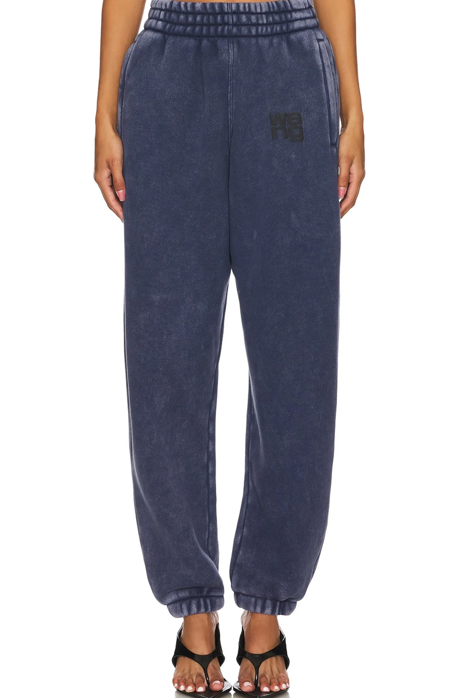 Women Alexander Wang Pants|Matching Sets>Essential Terry Classic Sweatpant Puff Paint Logo