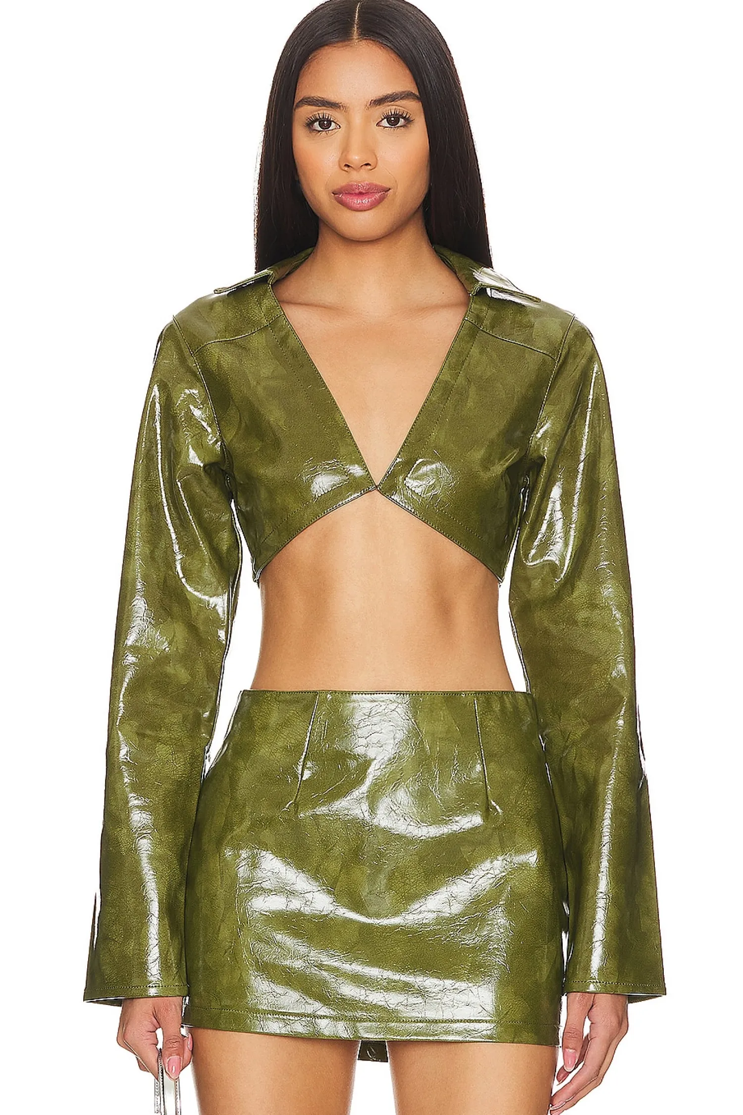 Women superdown Matching Sets|Jackets & Coats>Ethel Faux Leather Jacket
