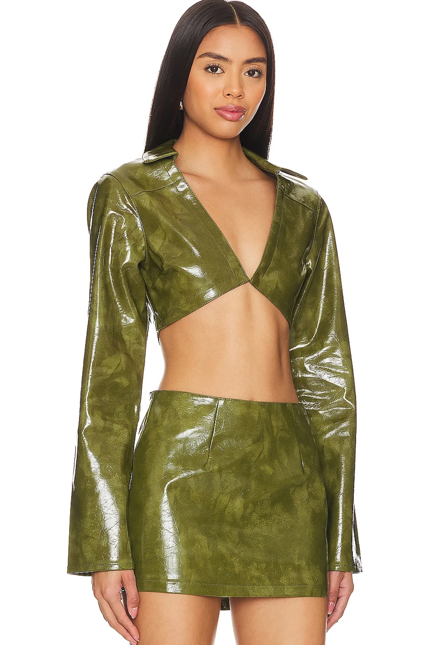 Women superdown Matching Sets|Jackets & Coats>Ethel Faux Leather Jacket