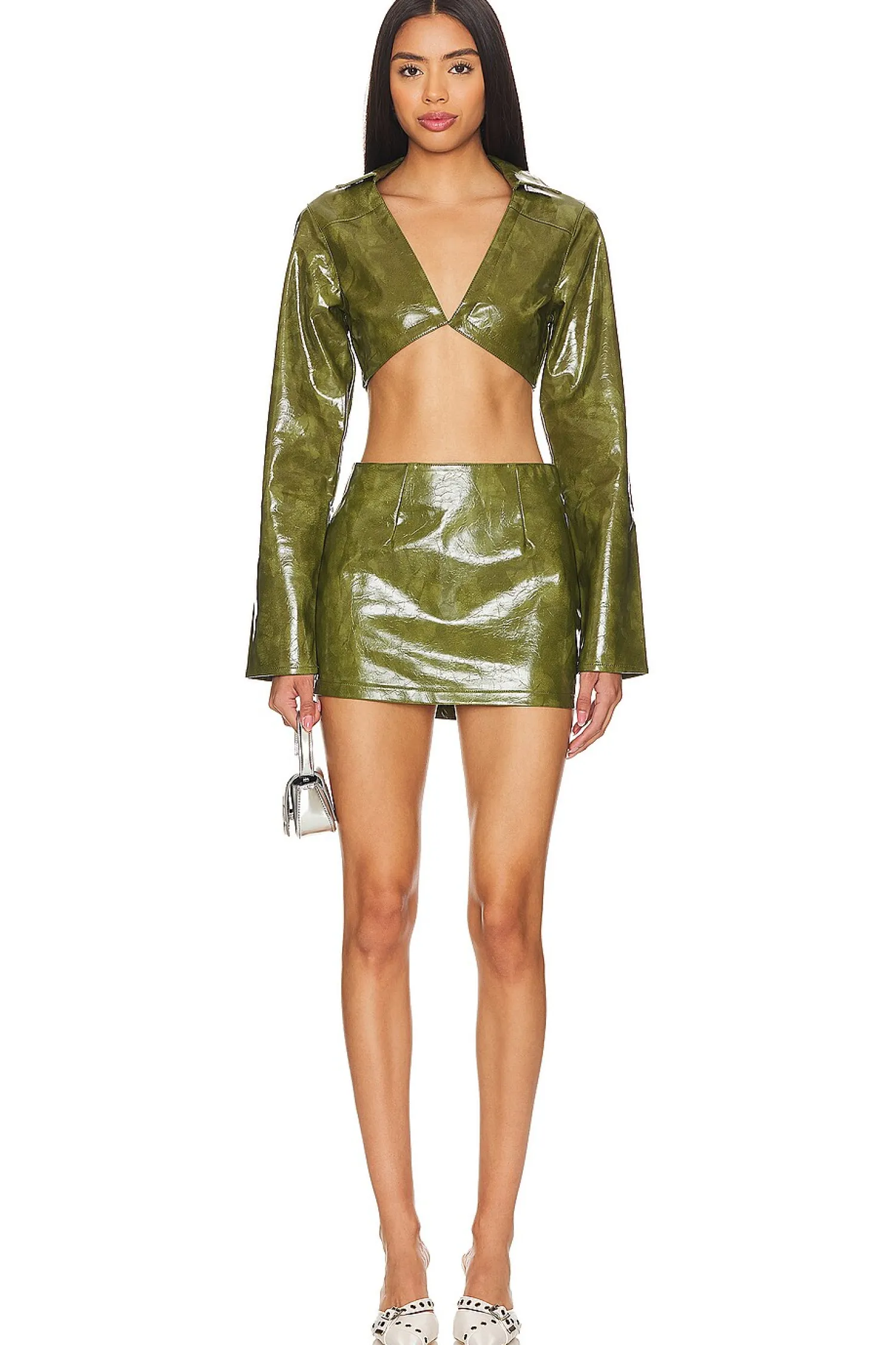 Women superdown Matching Sets|Jackets & Coats>Ethel Faux Leather Jacket