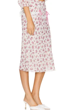 Women For Love & Lemons Matching Sets>Etienne Midi Skirt