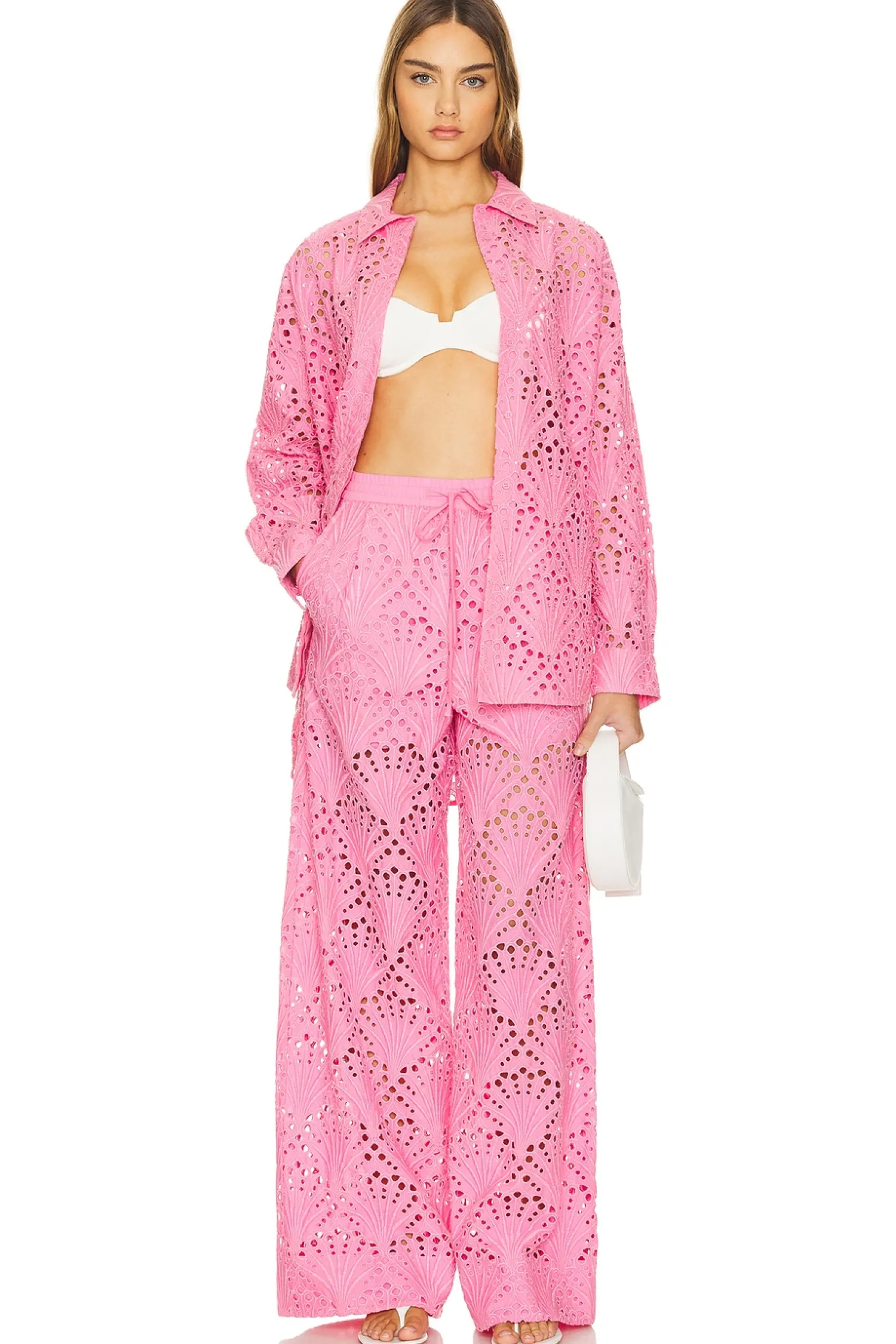 Women Essentiel Antwerp Pants>Fab Broderie Anglaise Pants
