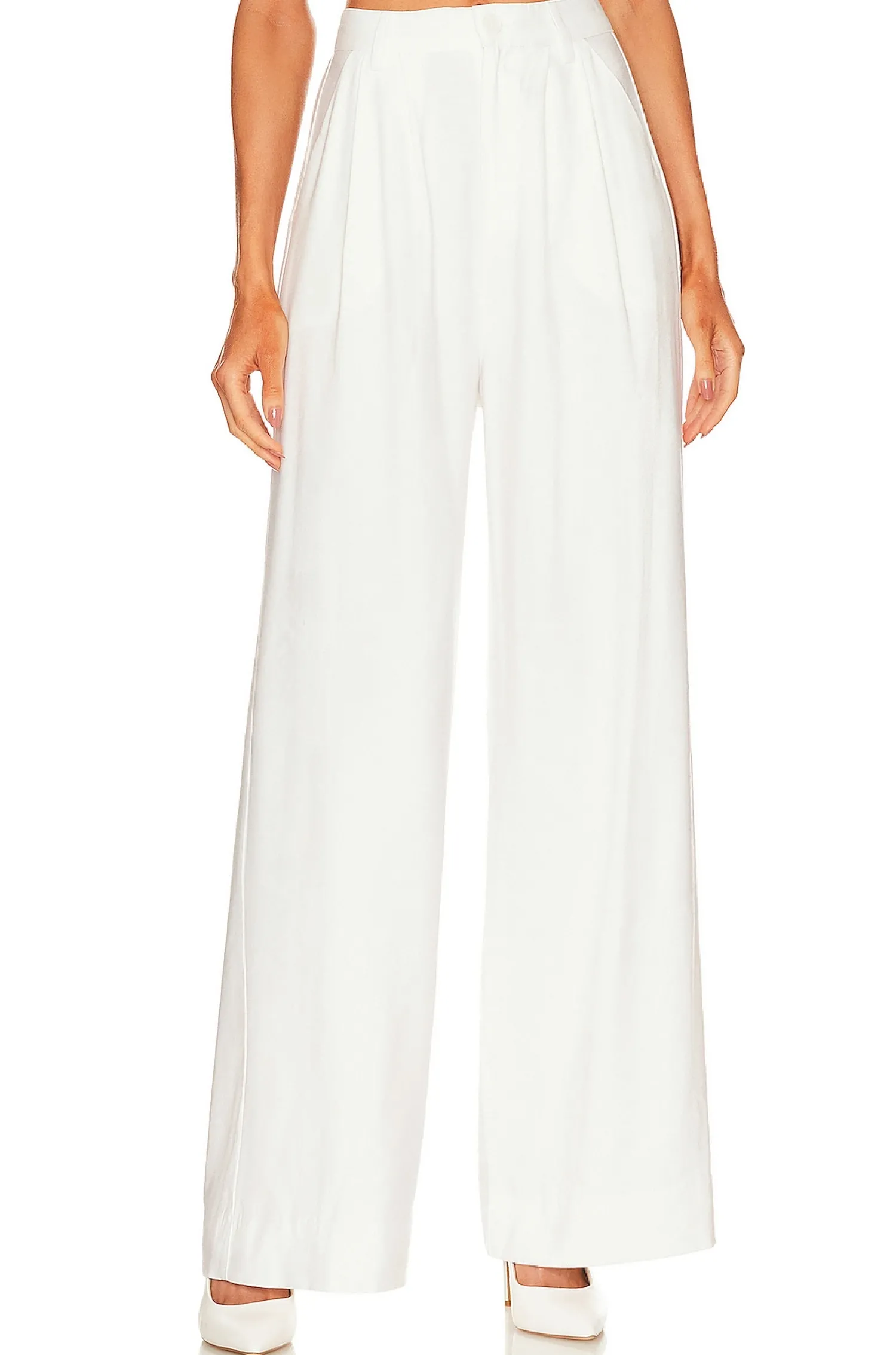 Women NONchalant Label Pants>Fabi Wide Leg Pant