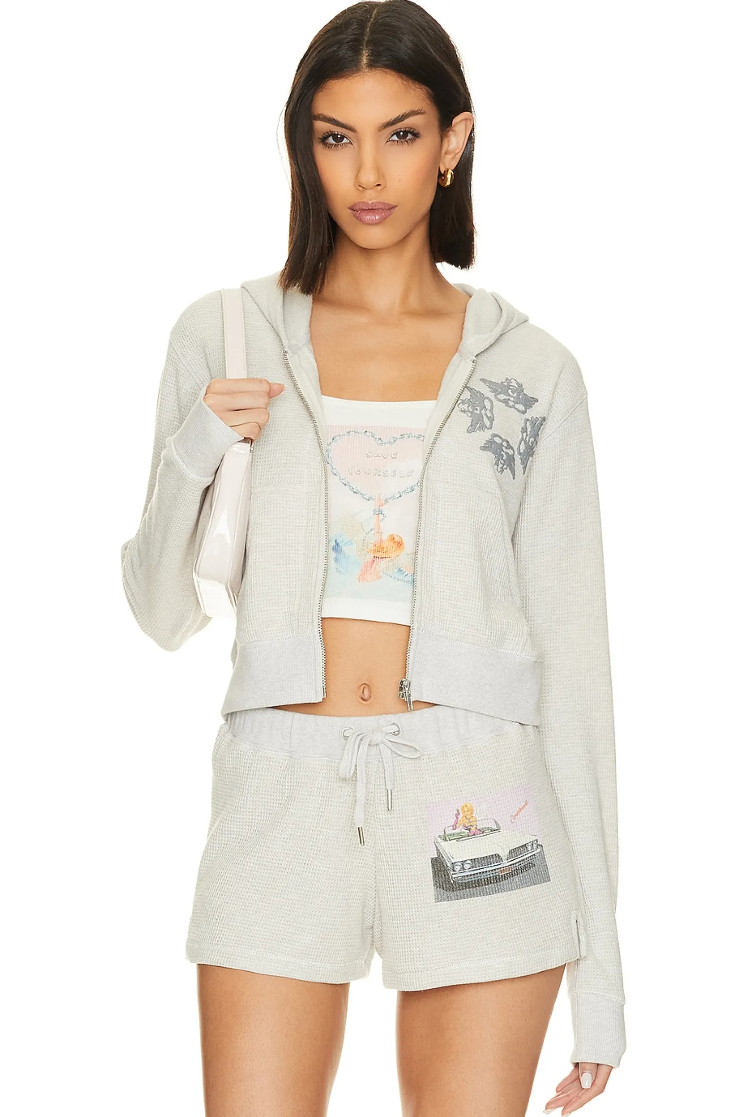 Women Boys Lie Loungewear>Fare Enough Thermal Zip Up