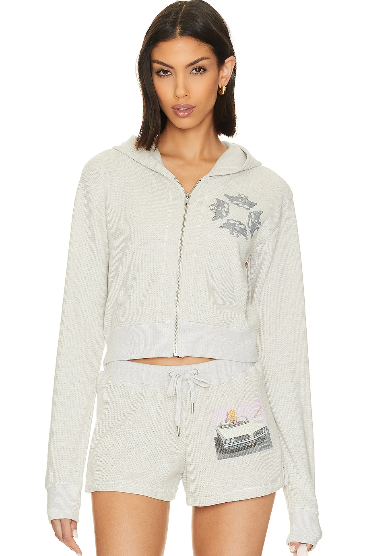 Women Boys Lie Loungewear>Fare Enough Thermal Zip Up