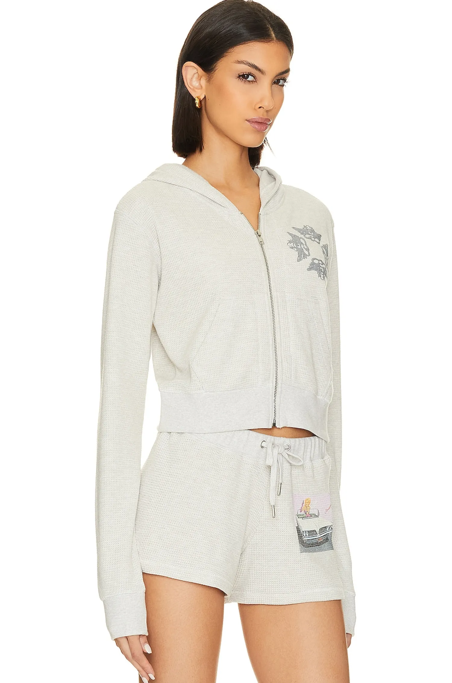 Women Boys Lie Loungewear>Fare Enough Thermal Zip Up