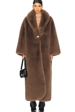 Women GIUSEPPE DI MORABITO Jackets & Coats>Faux Fur Coat