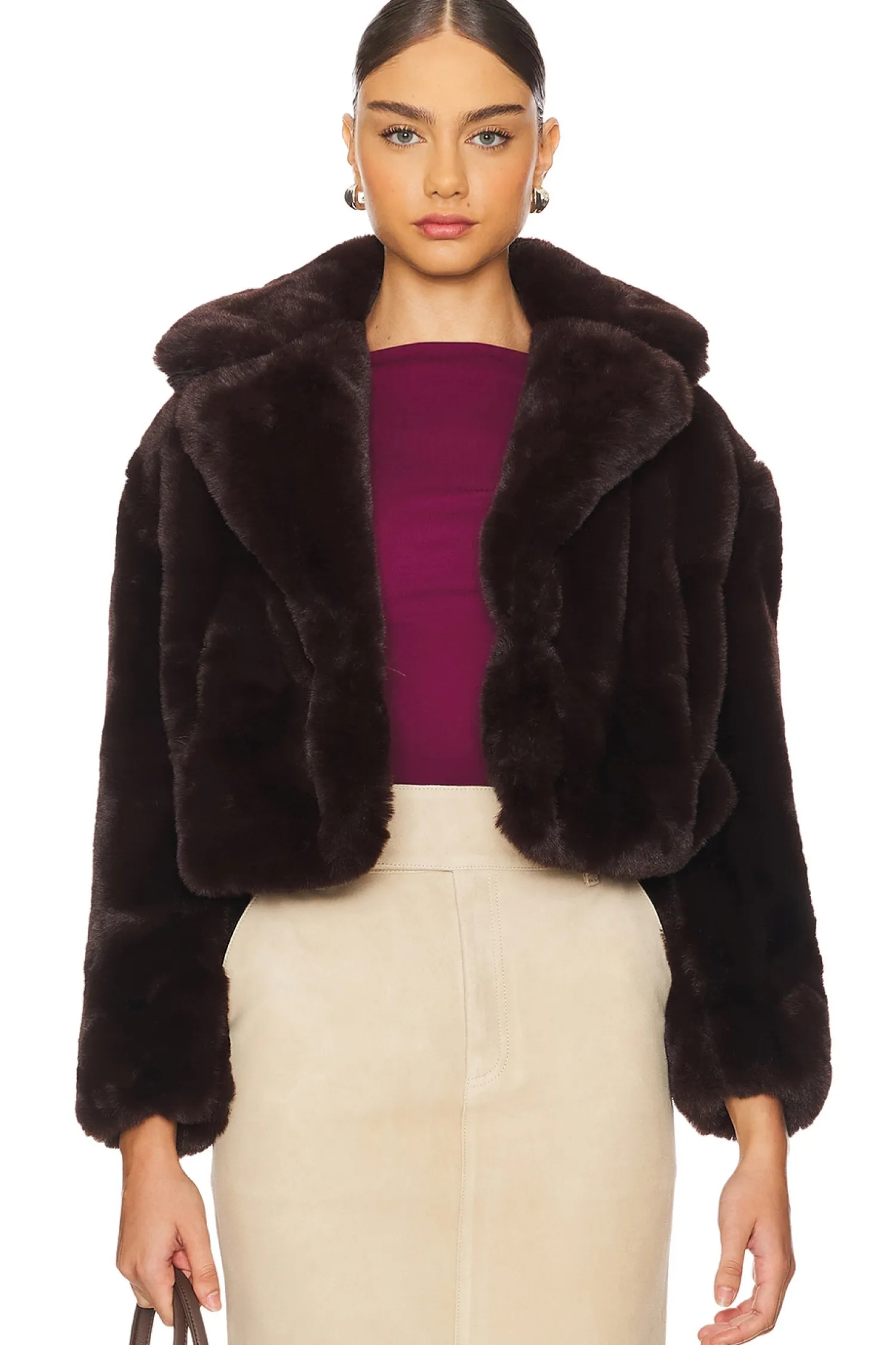 Women BLANKNYC Jackets & Coats>Faux Fur Jacket