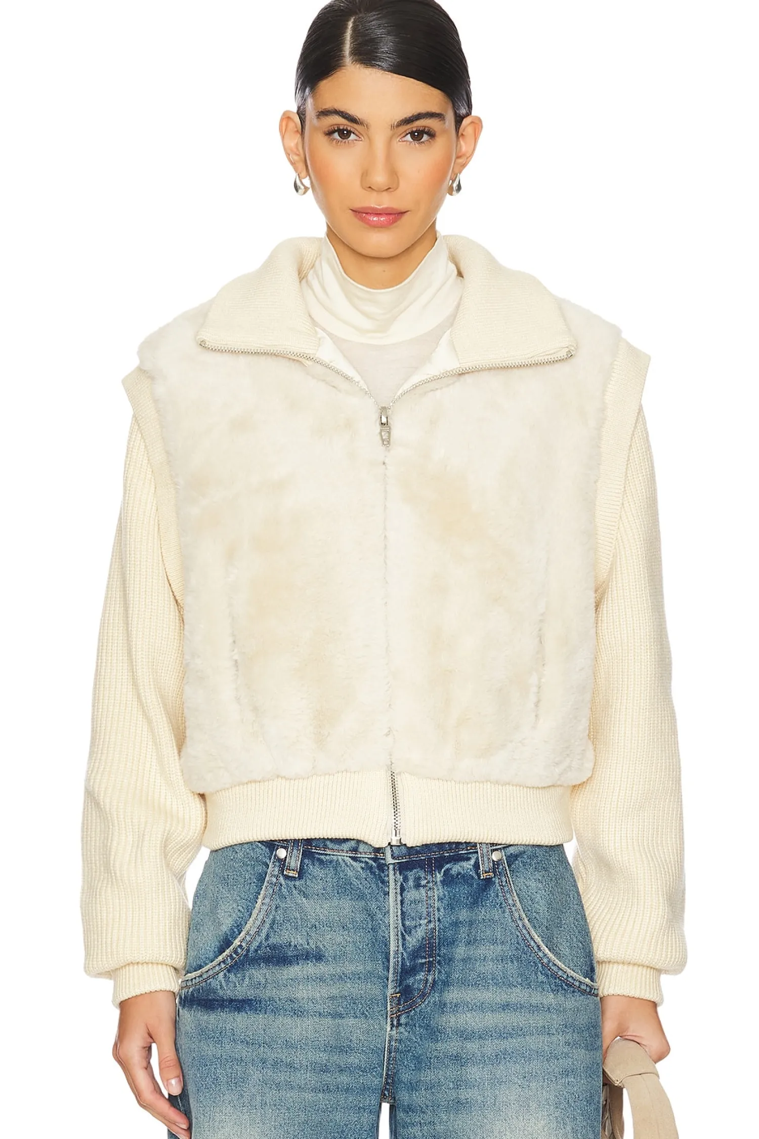 Women BLANKNYC Jackets & Coats>Faux Fur Jacket