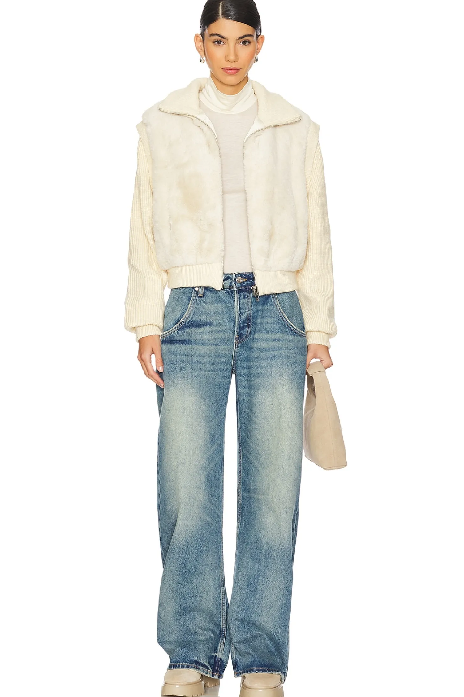 Women BLANKNYC Jackets & Coats>Faux Fur Jacket