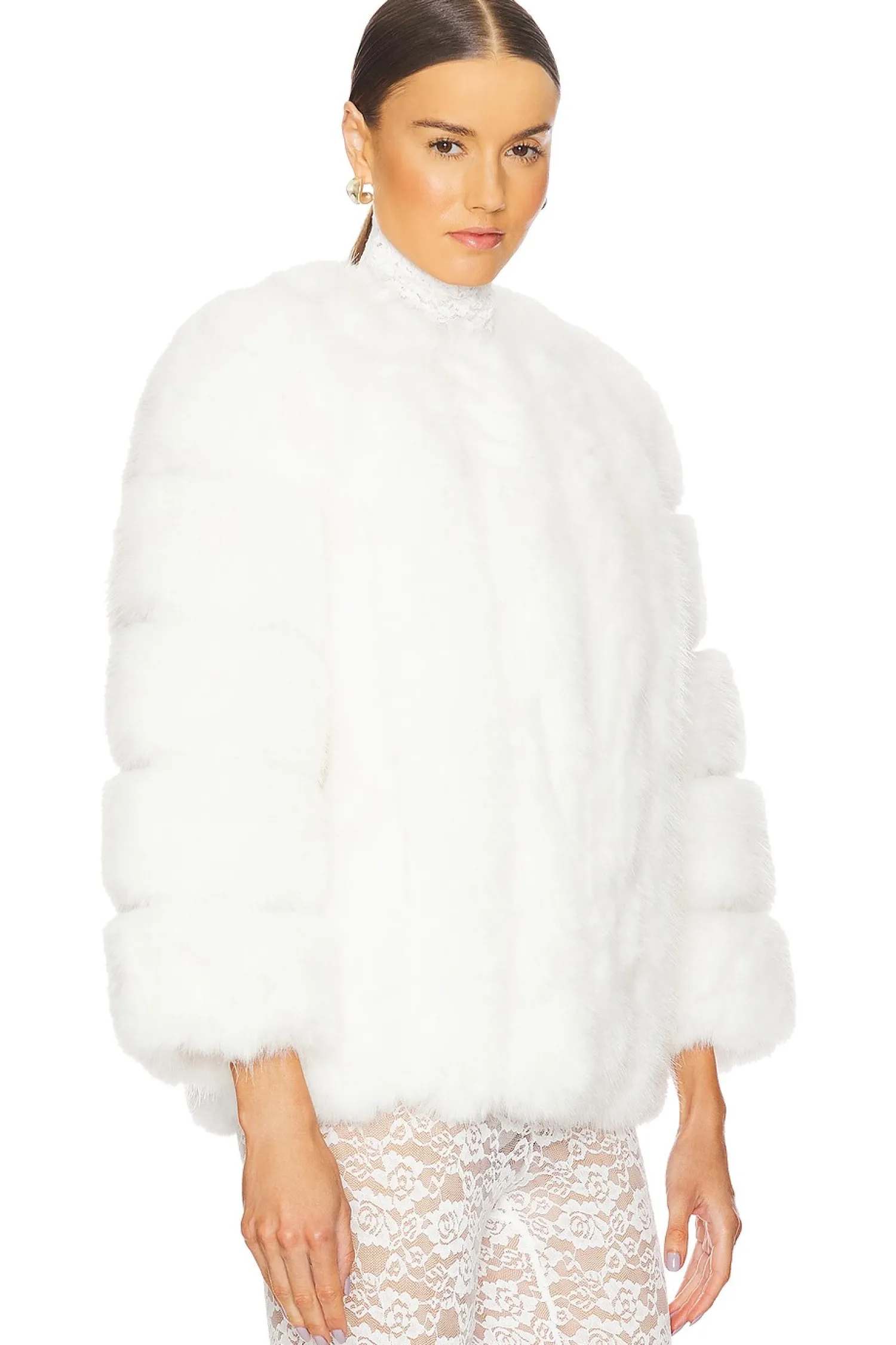Women ET OCHS Jackets & Coats>Faux Fur Jacket