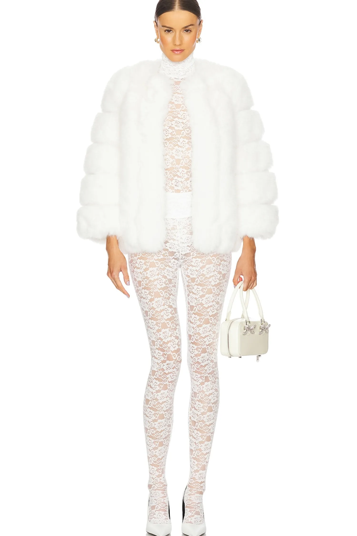 Women ET OCHS Jackets & Coats>Faux Fur Jacket