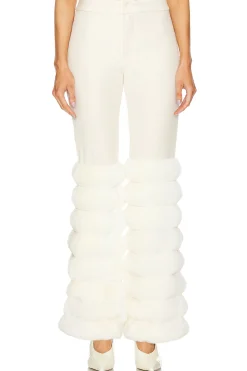 Women Kim Shui Pants>Faux Fur Pants