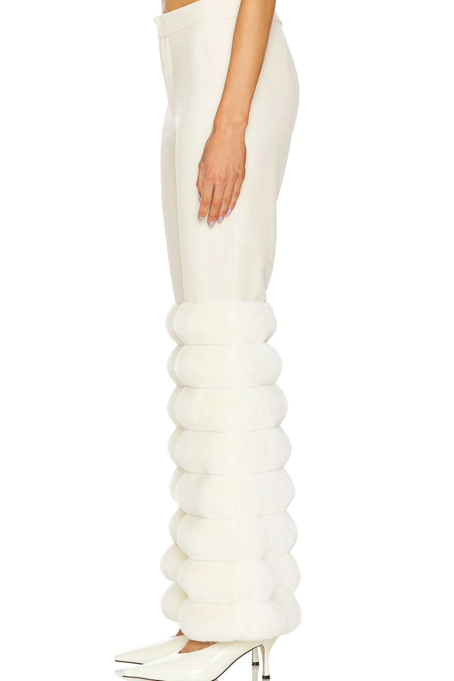 Women Kim Shui Pants>Faux Fur Pants