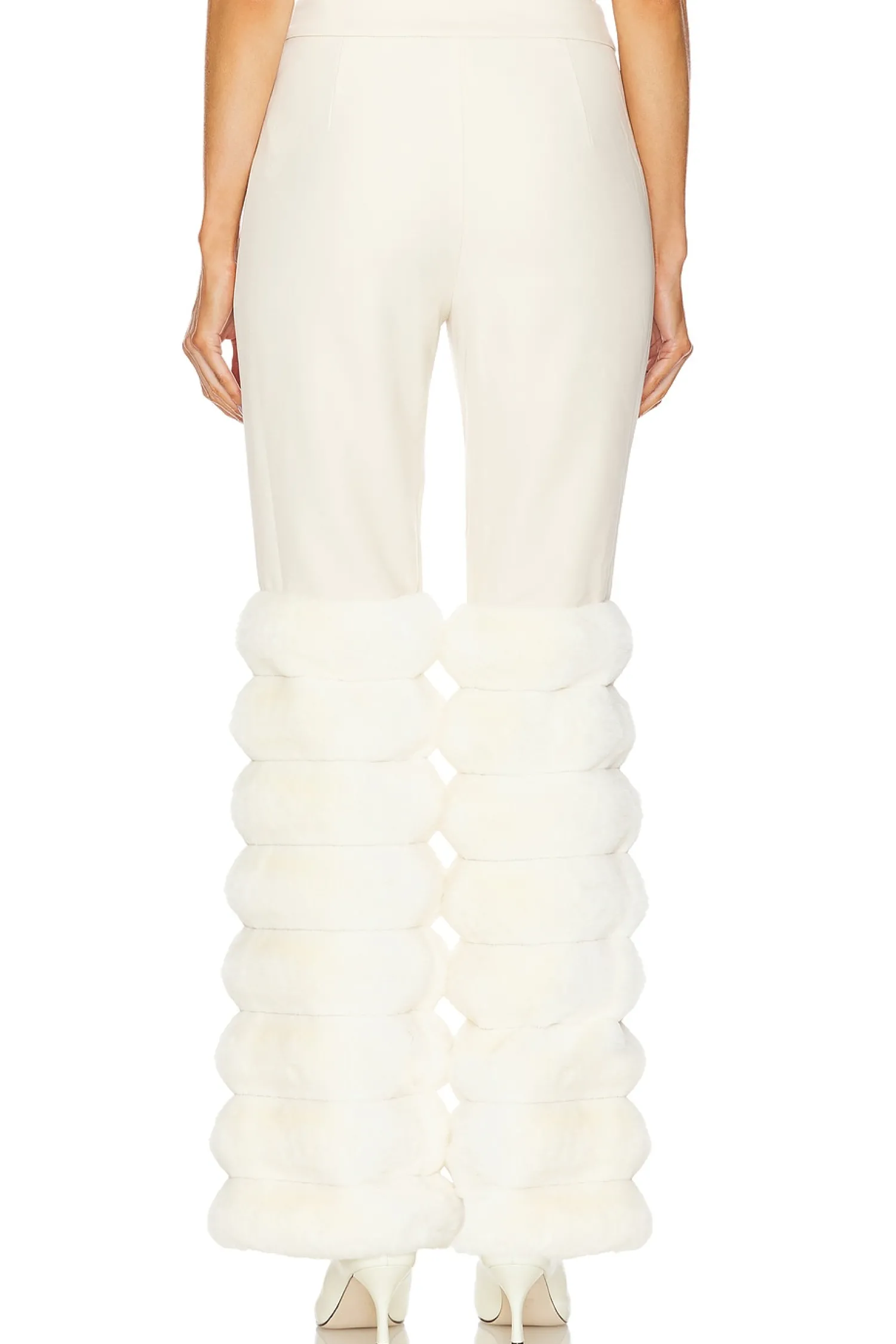 Women Kim Shui Pants>Faux Fur Pants
