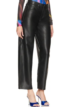 Women LEVI'S Pants>Faux Leather Baggy Dad Pant