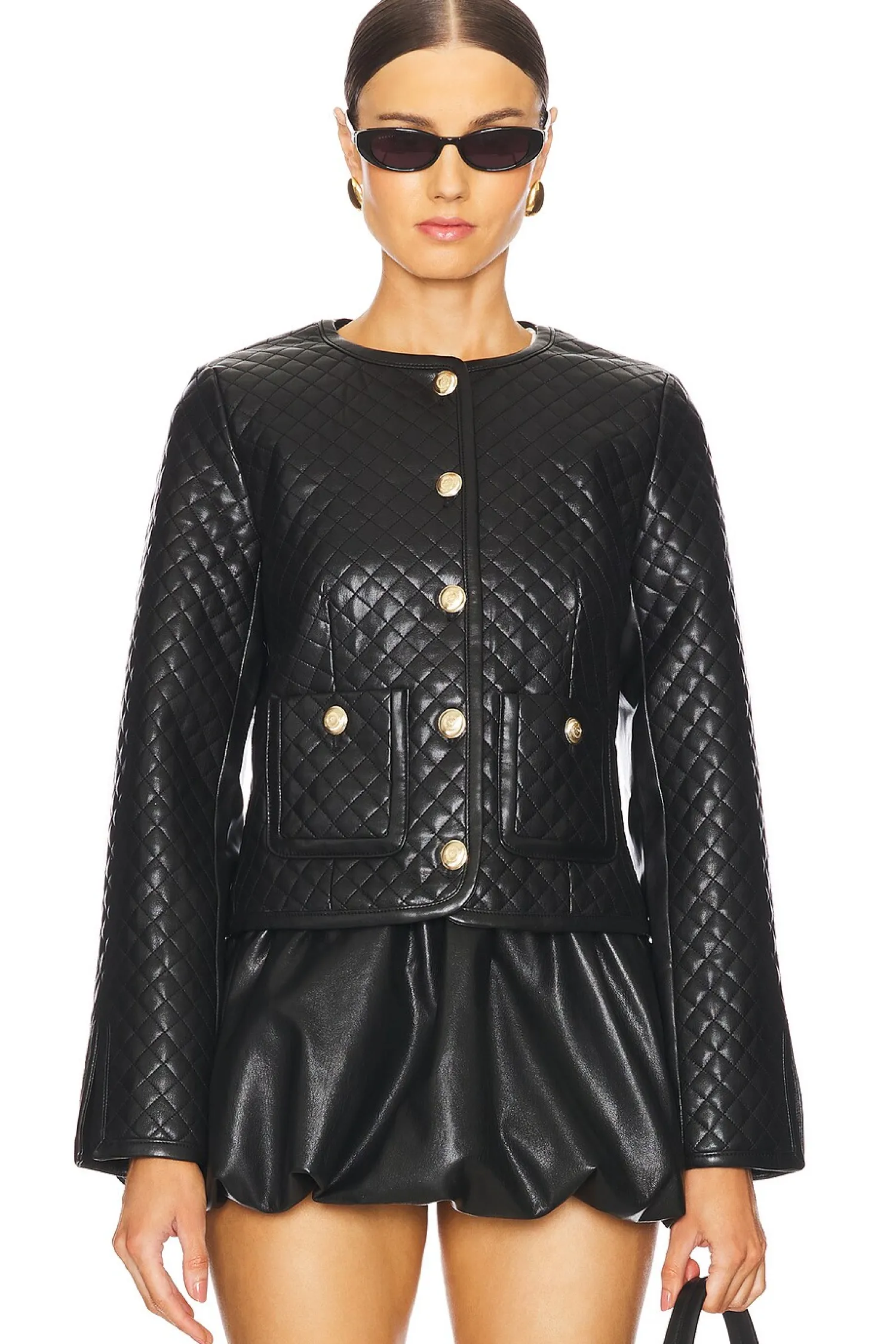Women Cinq a Sept Jackets & Coats>Faux Leather Brooke Jacket