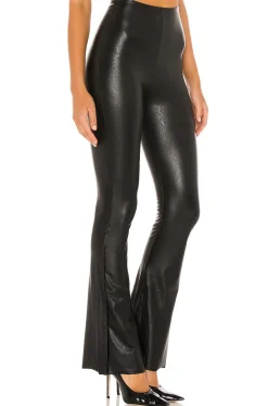 Women Commando Pants>Faux Leather Flared Pant
