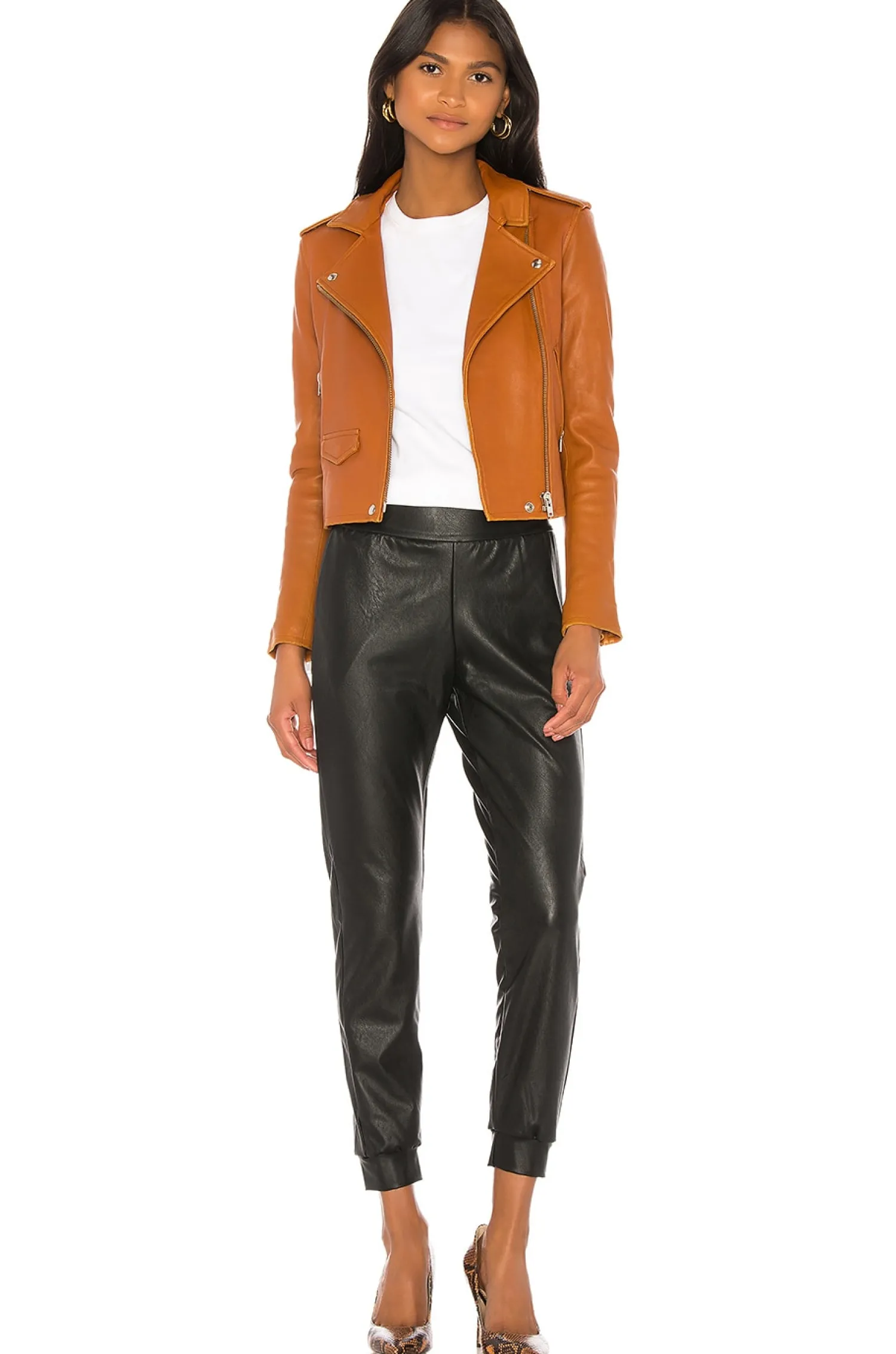 Women Commando Pants>Faux Leather Jogger