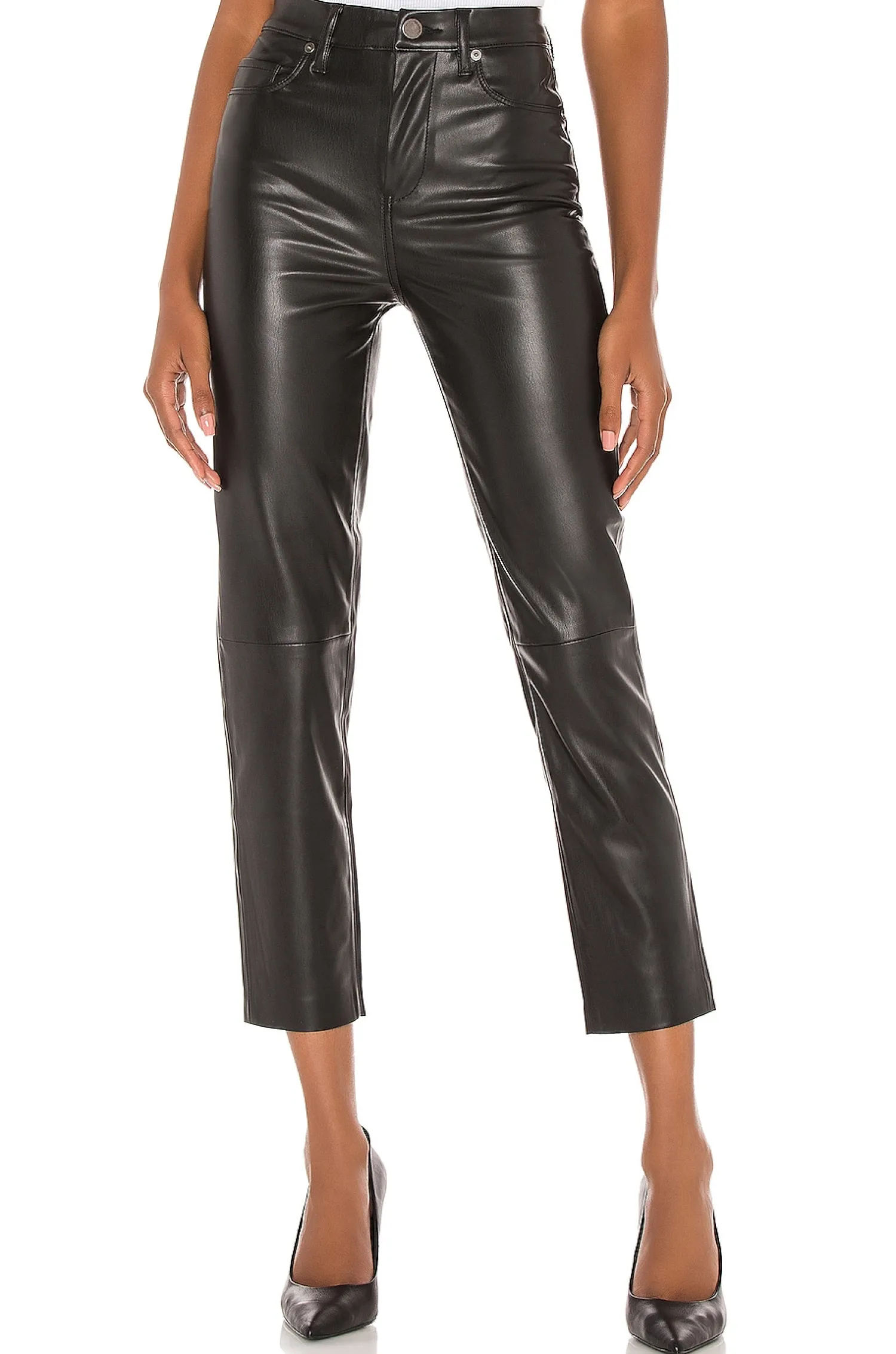 Women BLANKNYC Pants>Faux Leather Straight Leg Pant