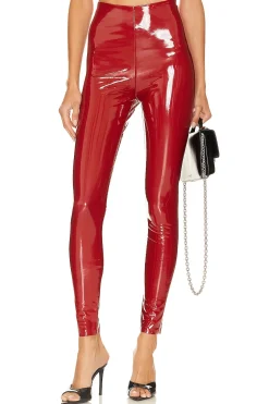 Women Commando Pants>Faux Patent Leather Legging