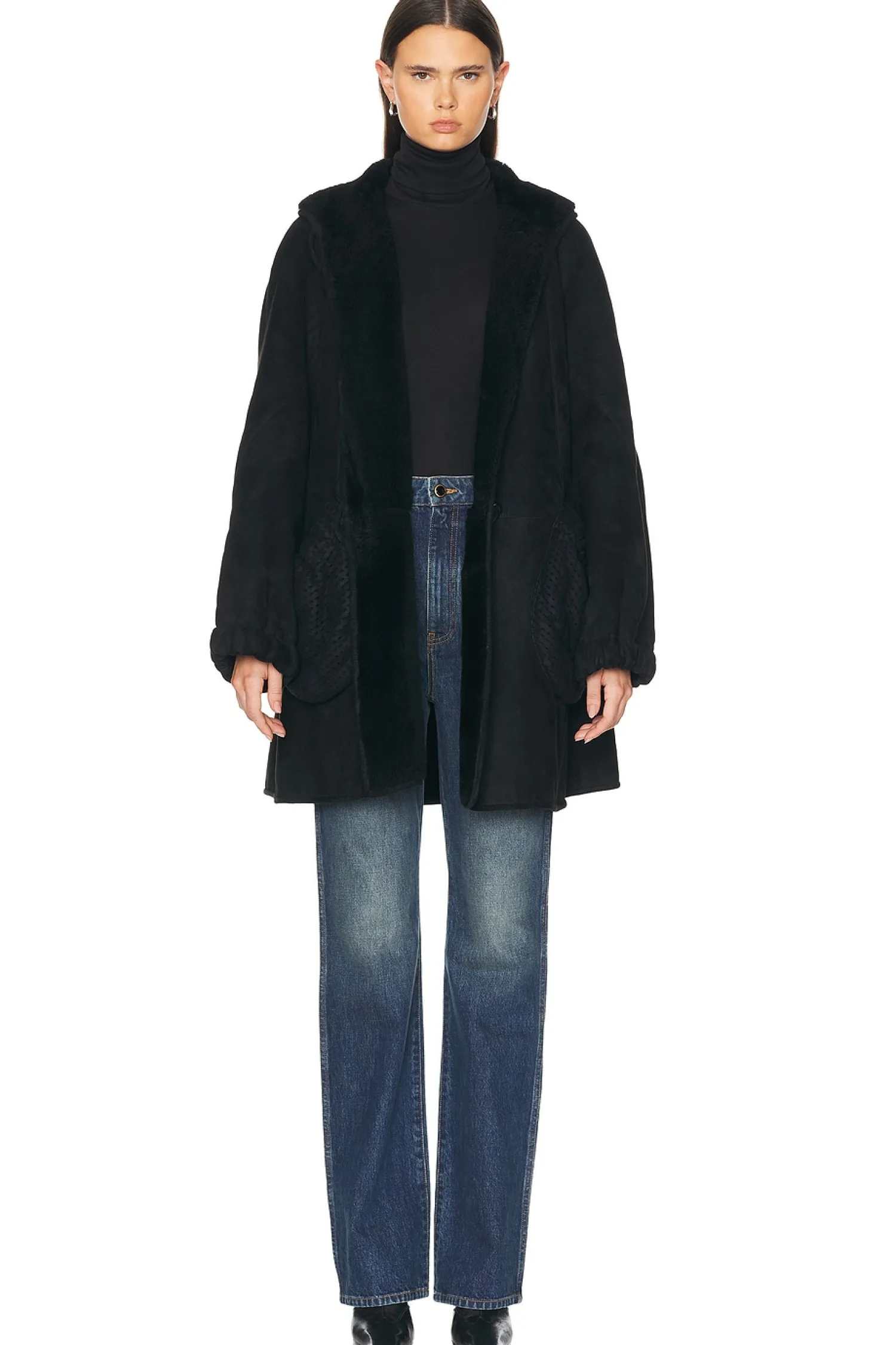 Women FWRD Renew Jackets & Coats>Fendi Shearling Jacket