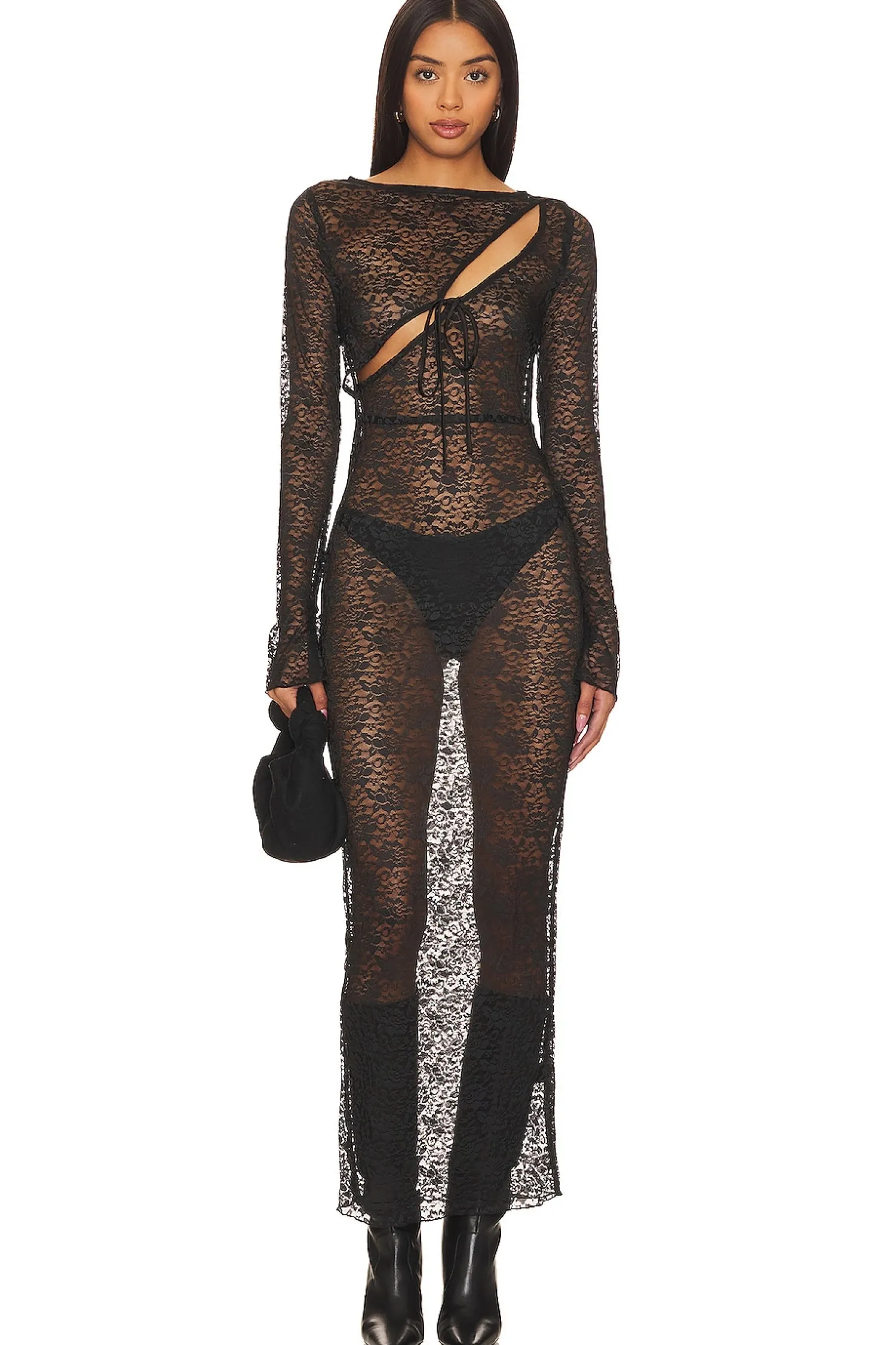 Women LIONESS Dresses>Fever Lace Maxi Dress