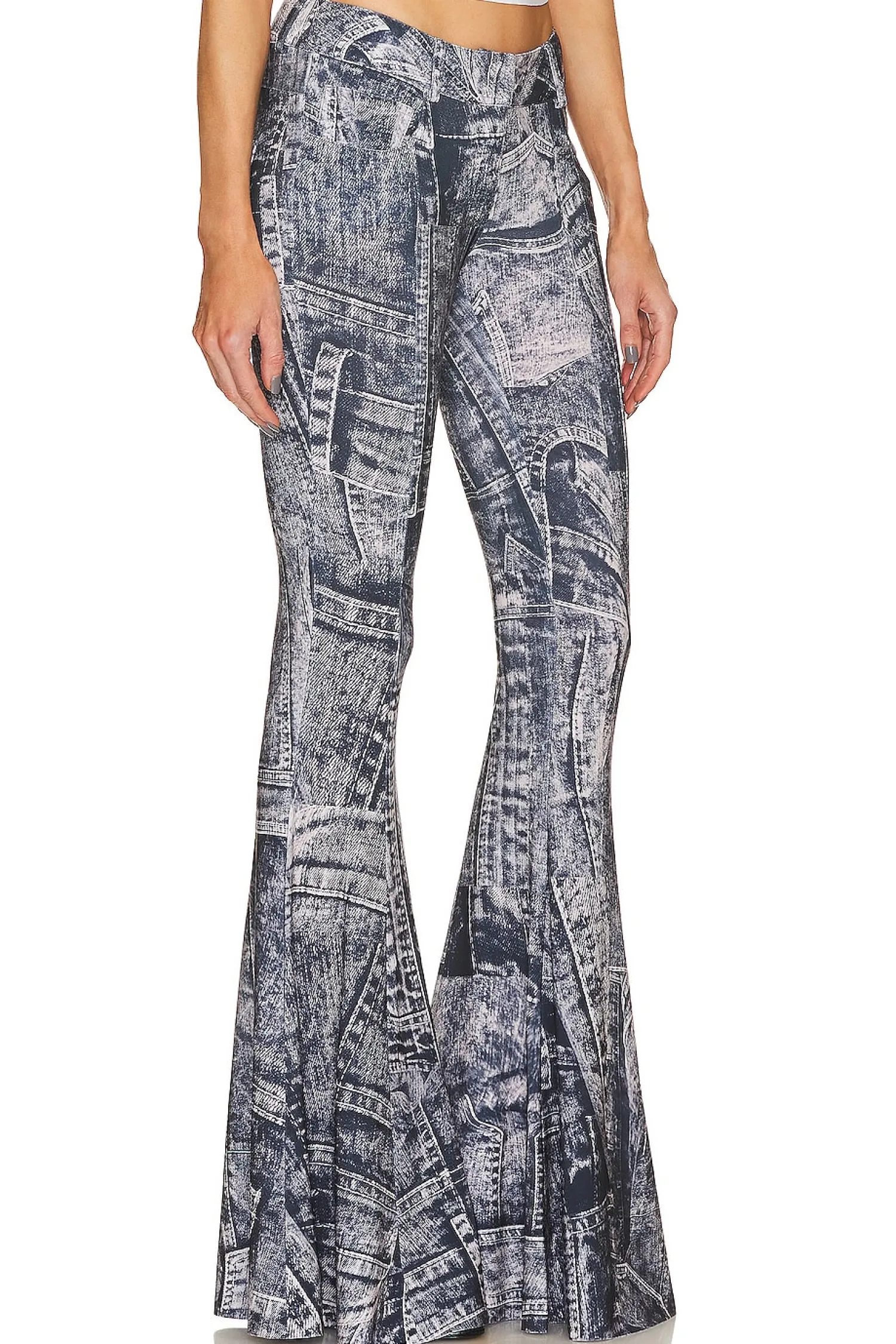 Women Norma Kamali Pants>Fishtail Jean